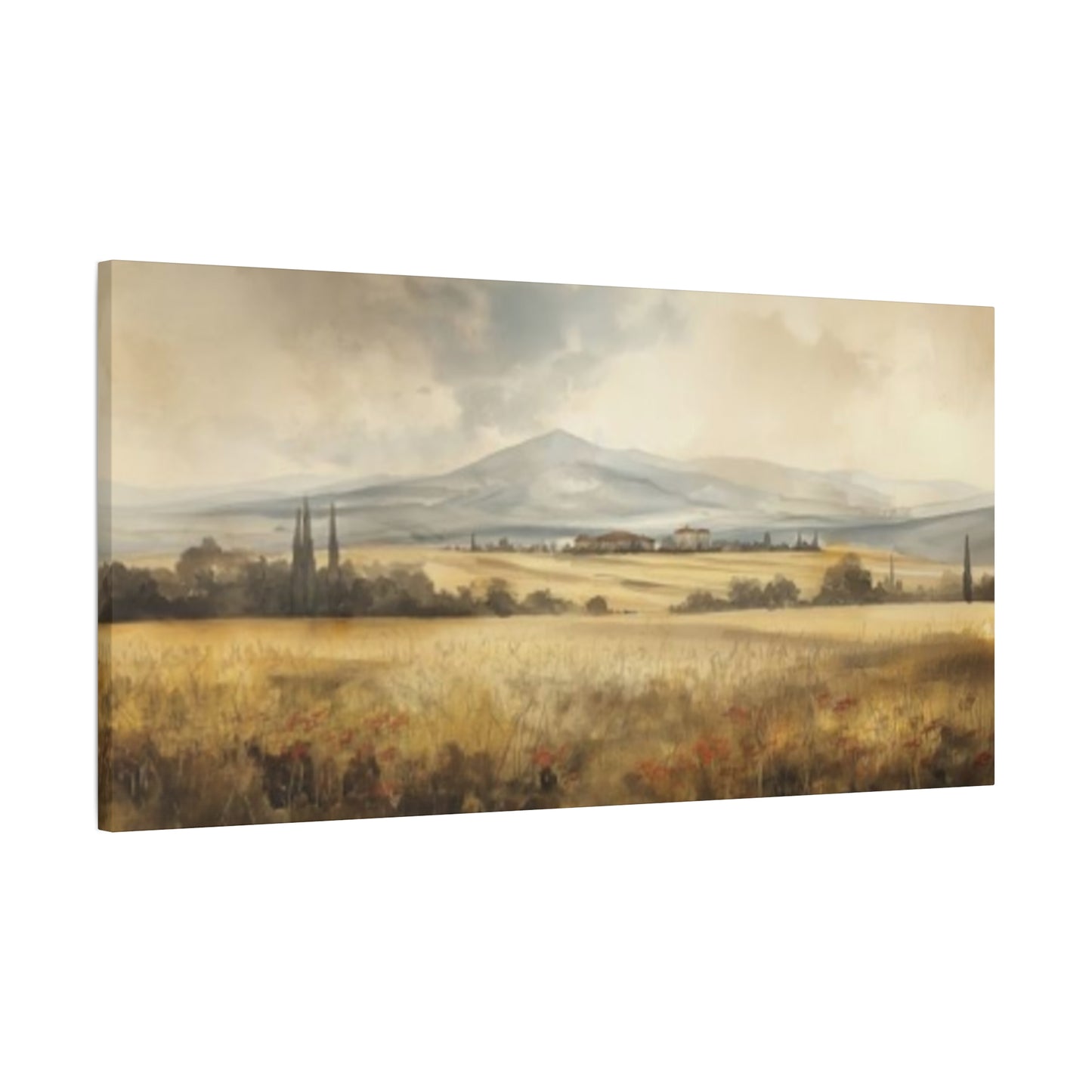 Wild Savannas Painting Panoramas Wall Art & Canvas Prints