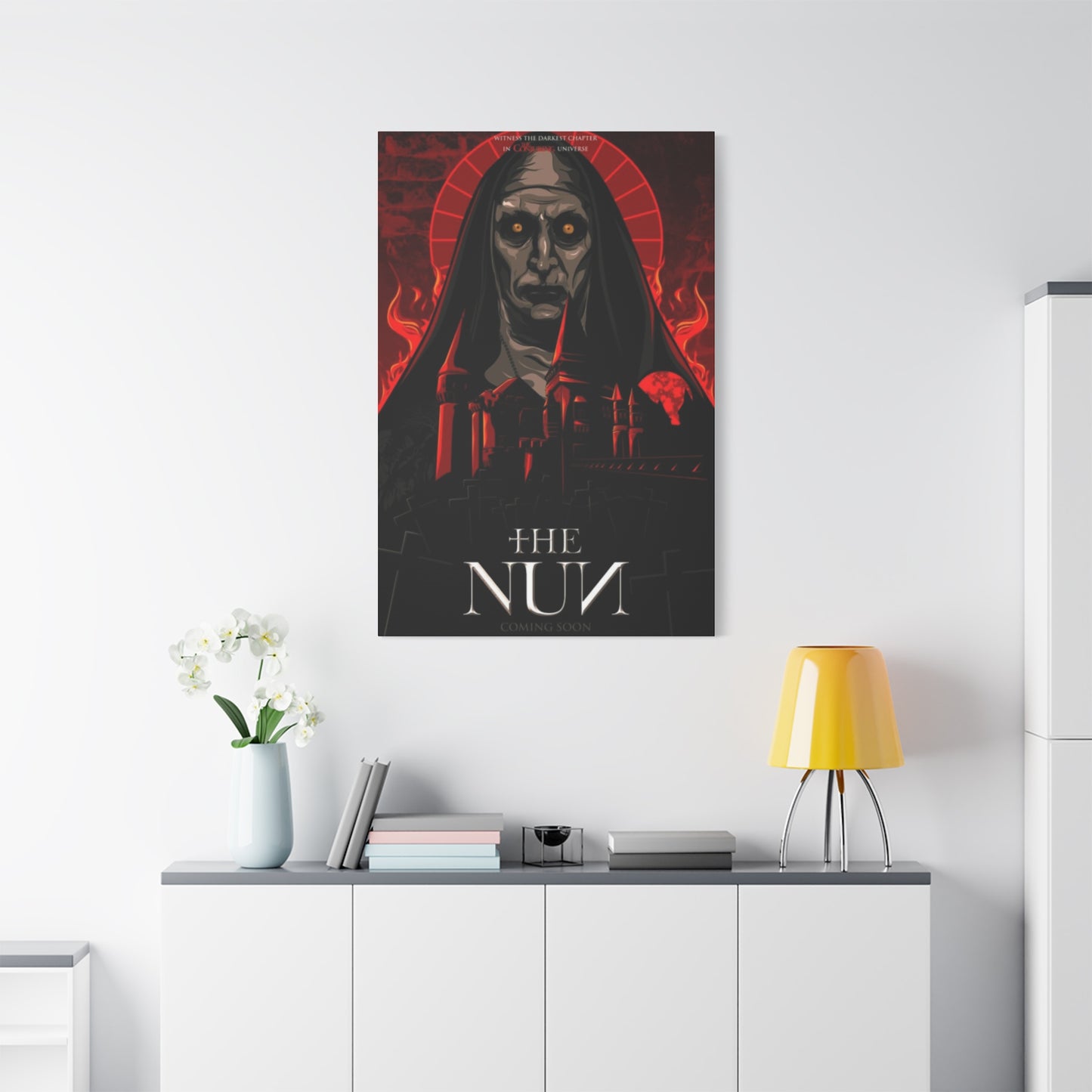 The Nun Horror Movie Poster Wall Art & Canvas Prints