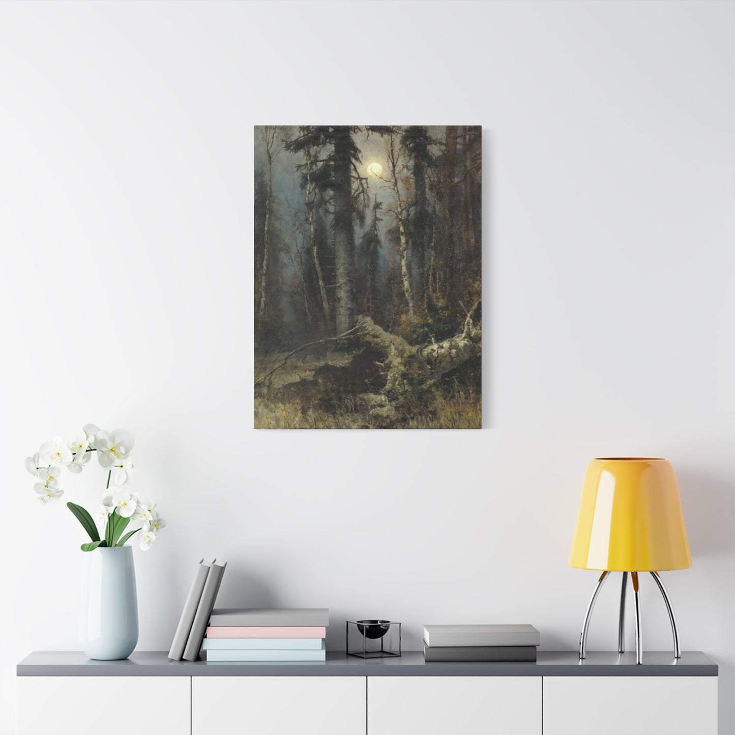 Full Moon Forest Wall Art & Canvas Prints