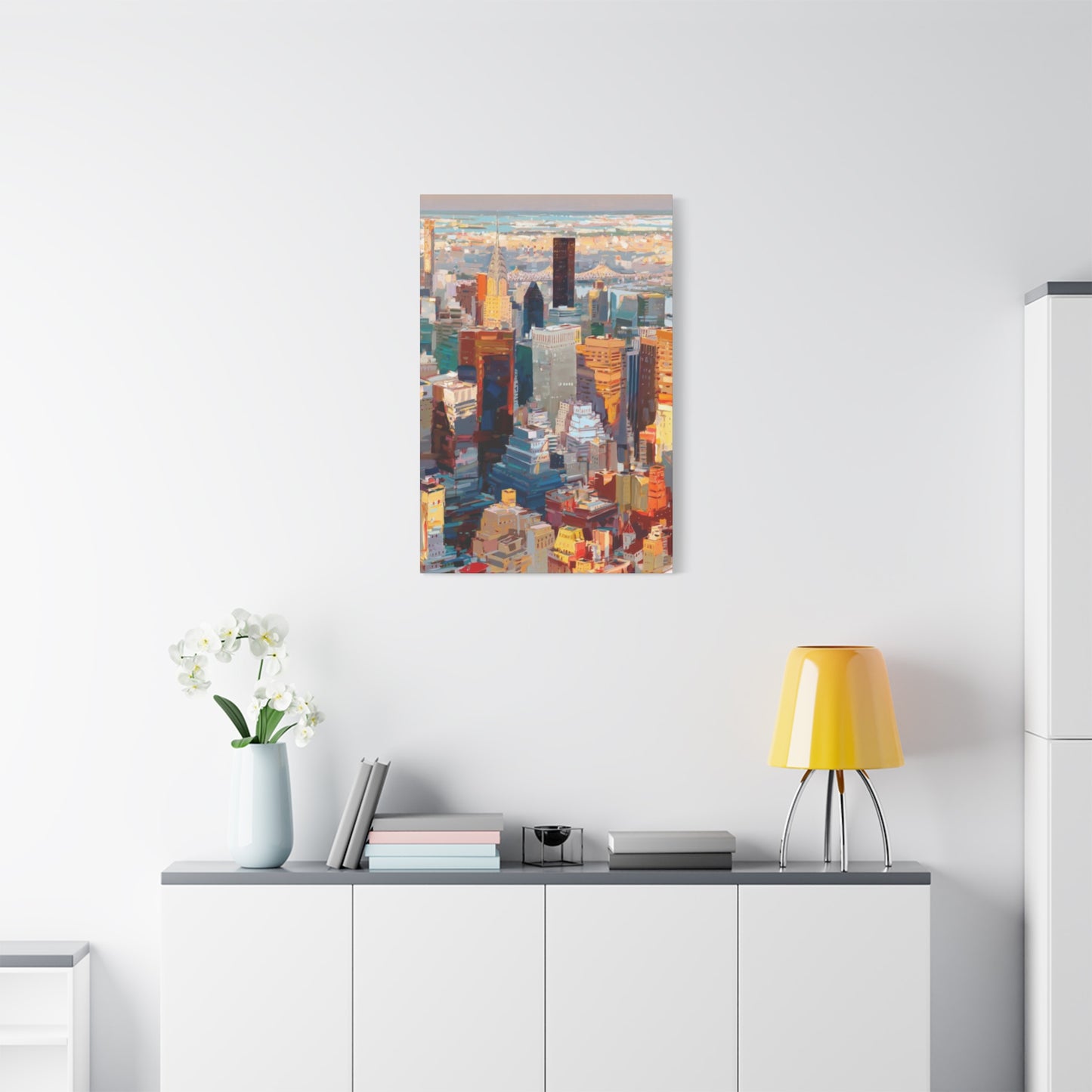 Manhattan City Skyline NYC Skylines Wall Art & Canvas Prints