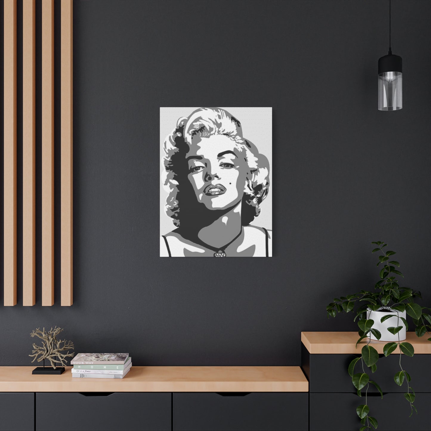 Beautiful Marilyn Monroe Candid Drawing Wall Art & Canvas Prints