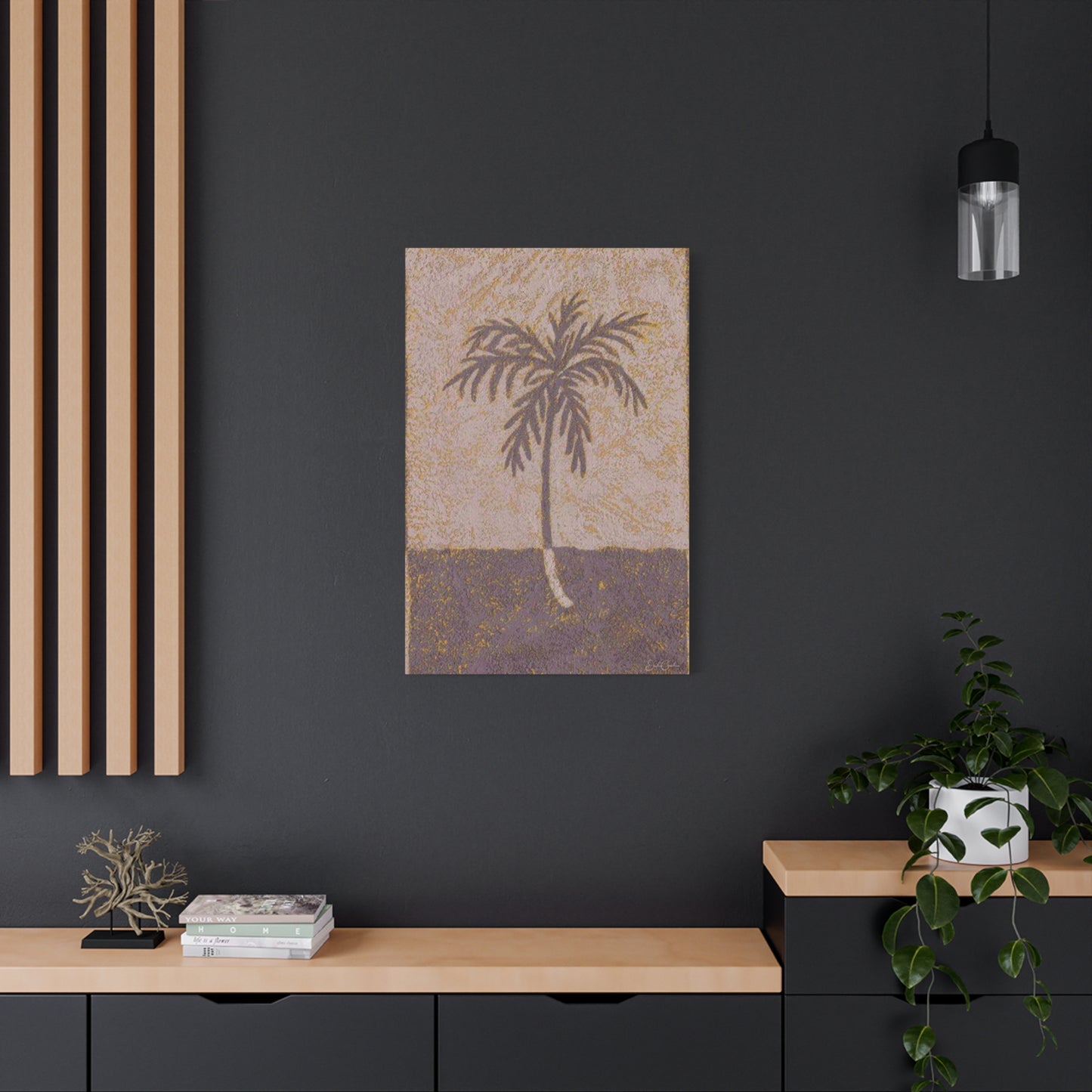 Brown Image Palm Tree Wall Art & Canvas Prints