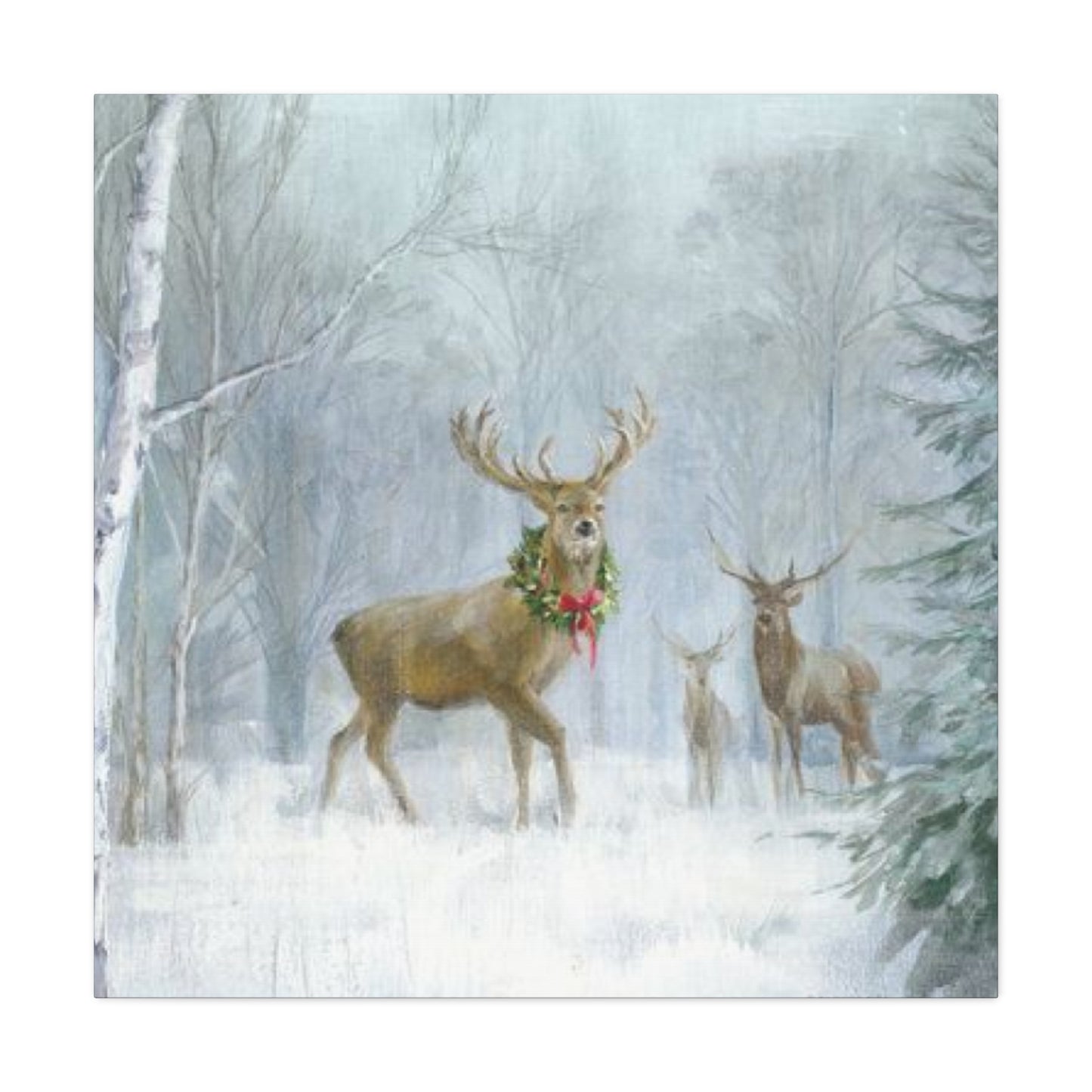 Family of Reindeer Wall Art & Canvas Prints