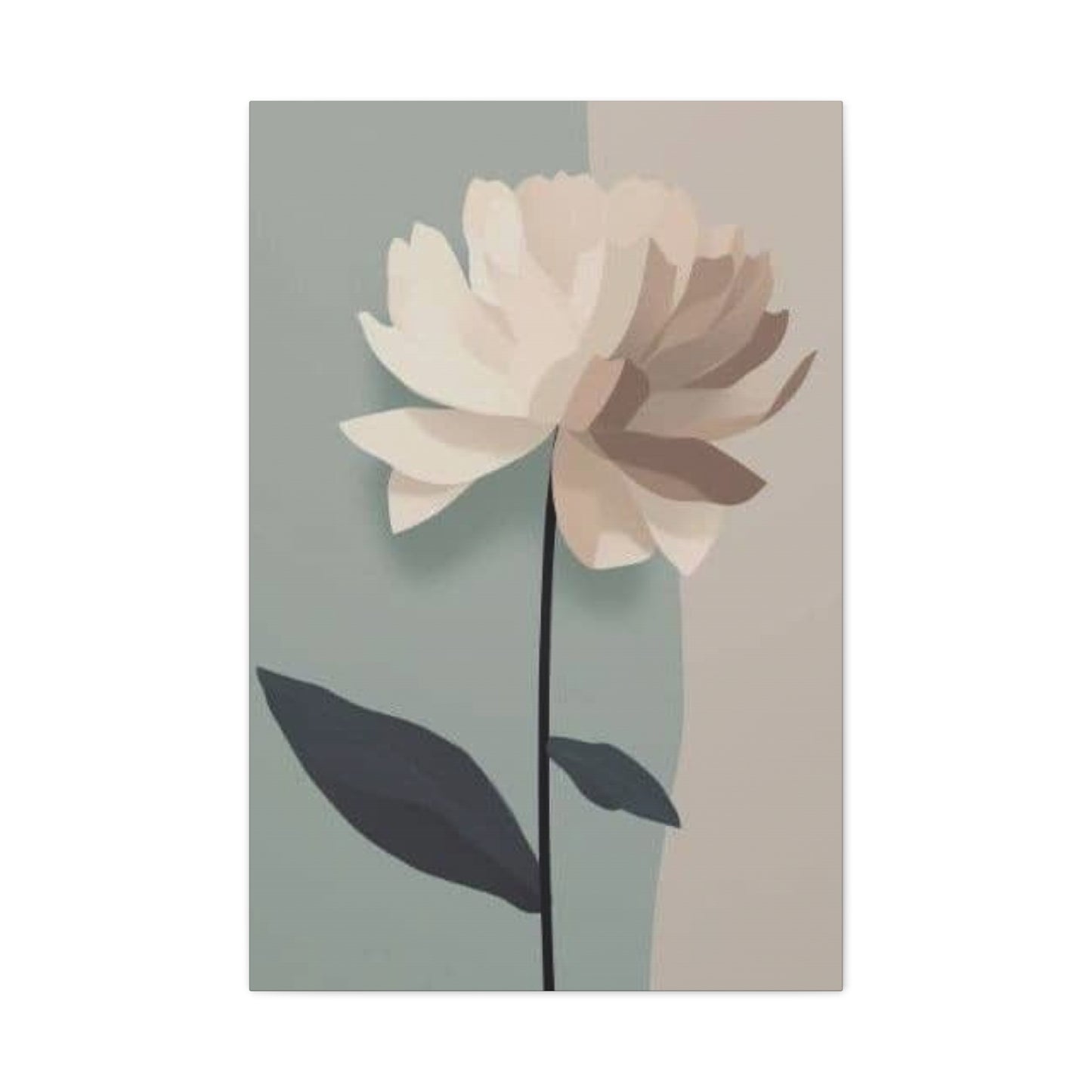 Creamy Flower Entryway Wall Art & Canvas Prints