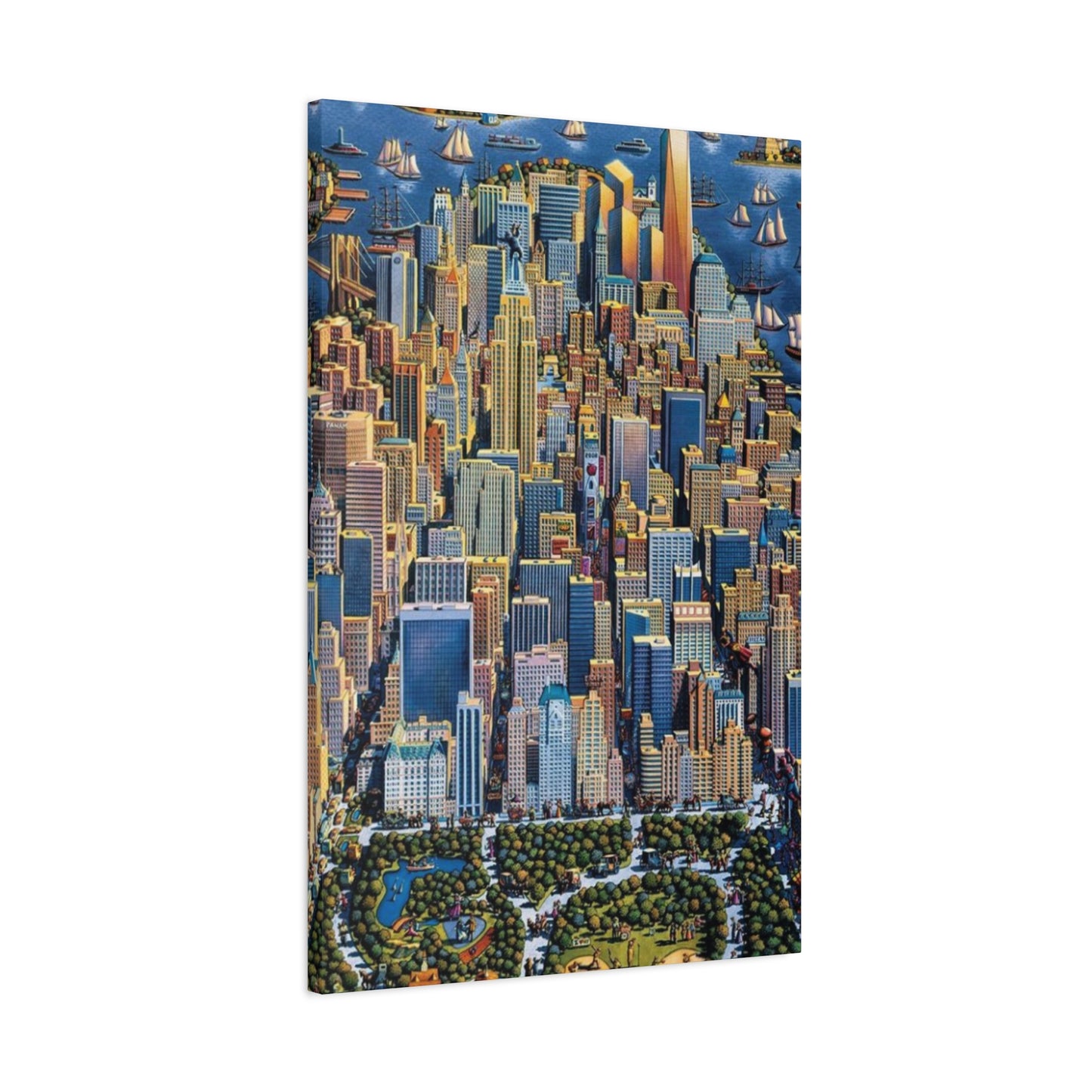 Manhattan Central Park New York City Skyline Wall Art & Canvas Prints