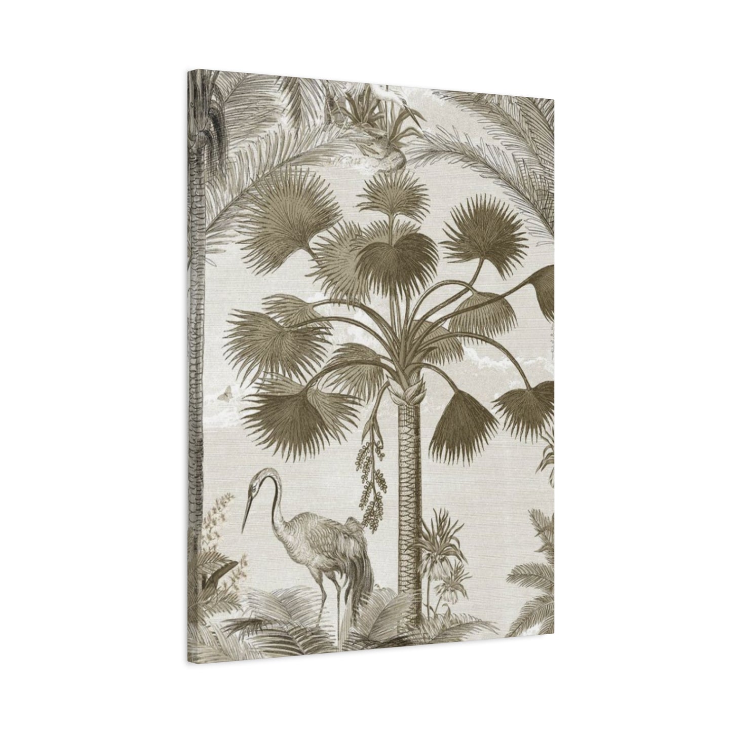 Palm Tree & Animals In Wildlife Wall Art & Canvas Prints