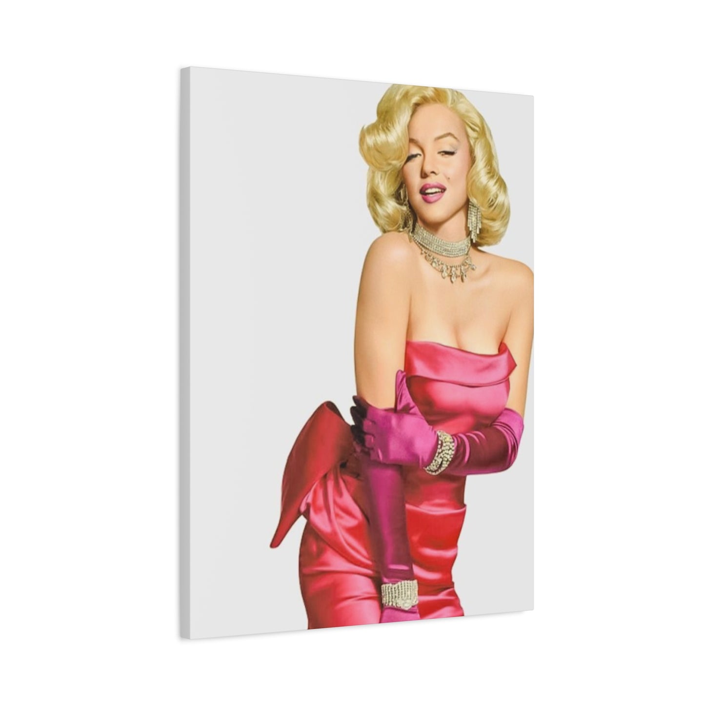 Beautiful Dress Of Marilyn Monroe Wall Art & Canvas Prints