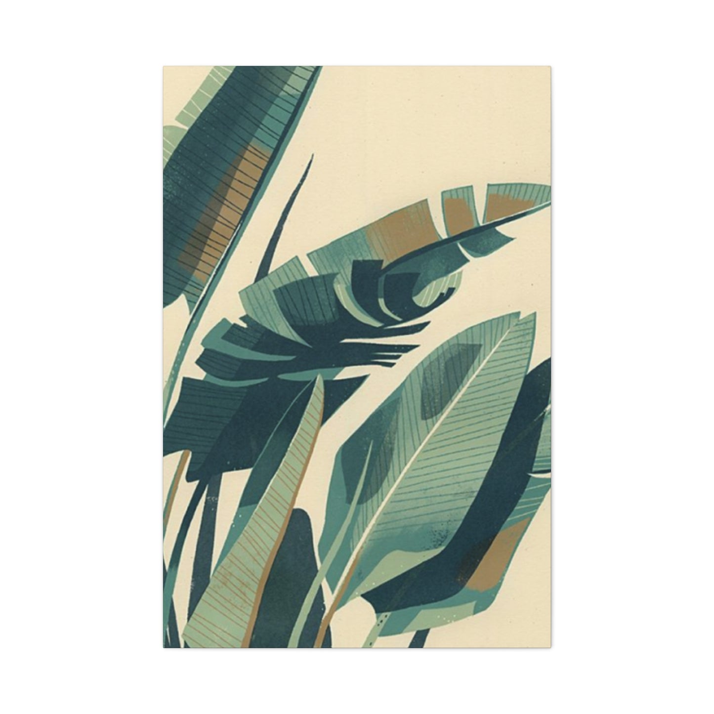 Palm Tree Leaves Abstract  Wall Art & Canvas Prints