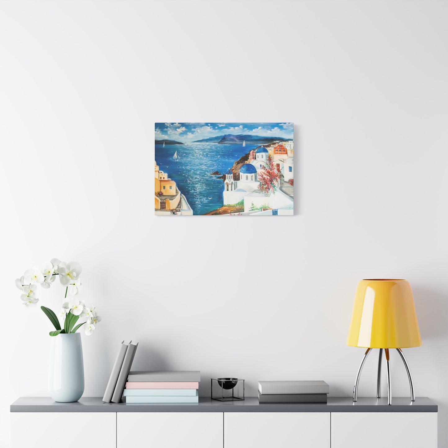 Greece Sea Painting Wall Art & Canvas Prints