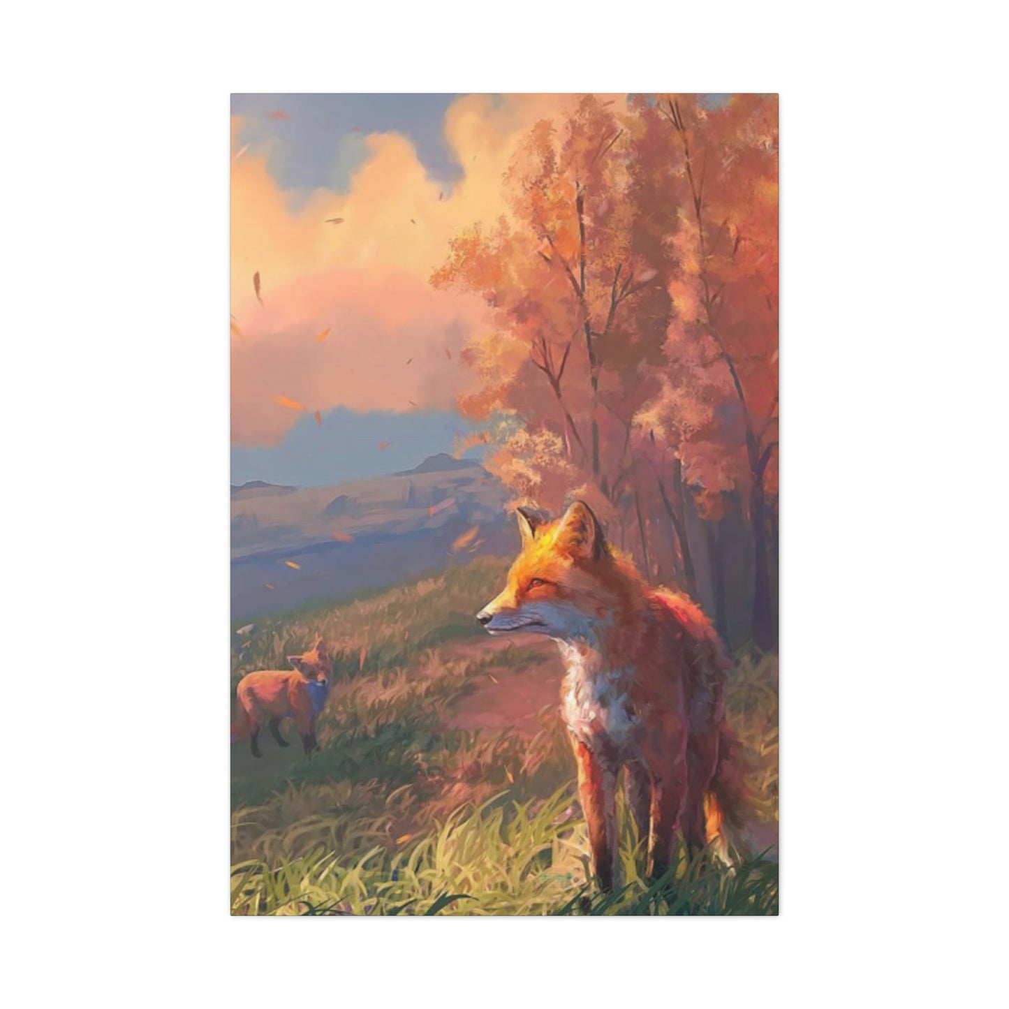 Cute Foxes Wall Art & Canvas Prints