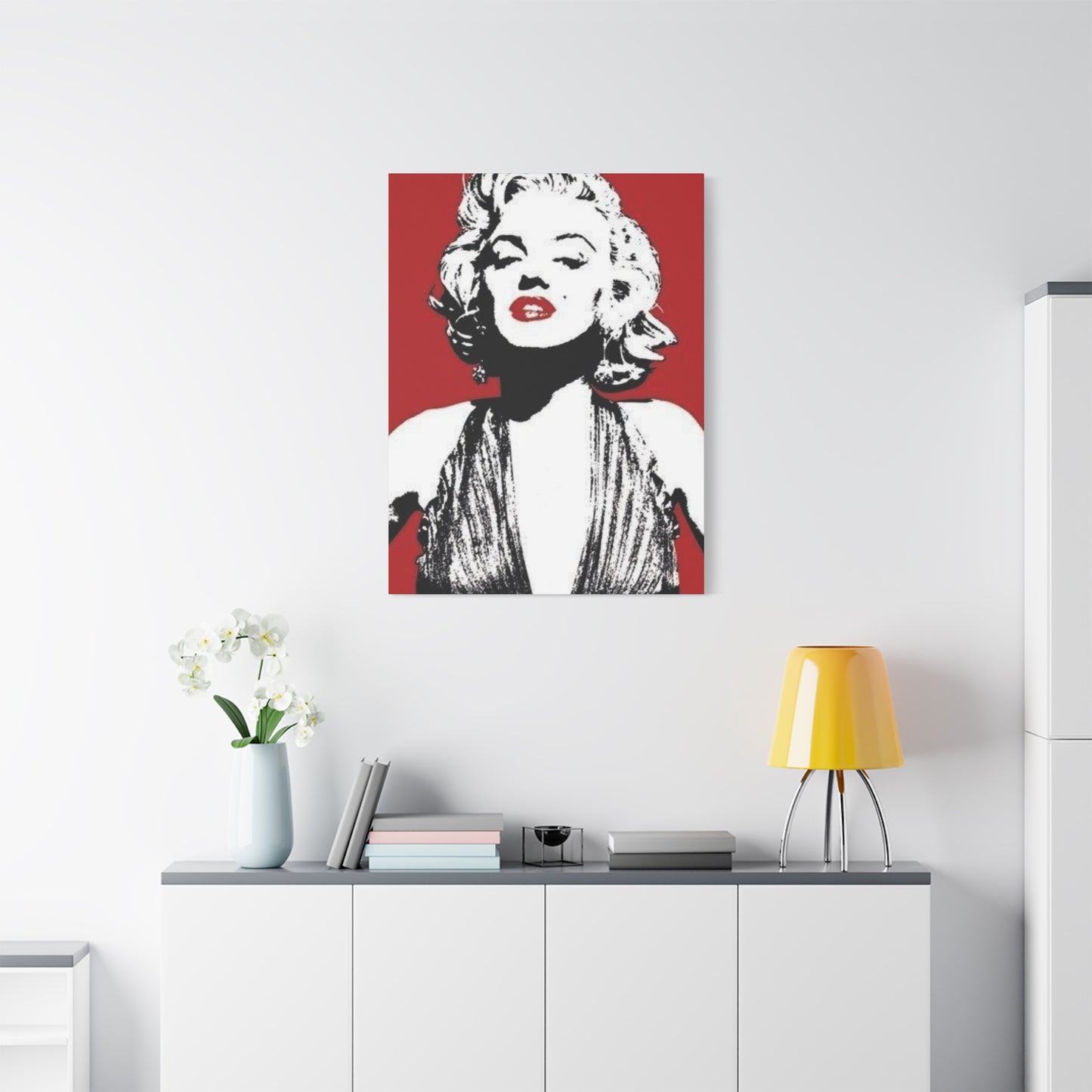 Red Poster Marilyn Monroe Wall Art & Canvas Prints