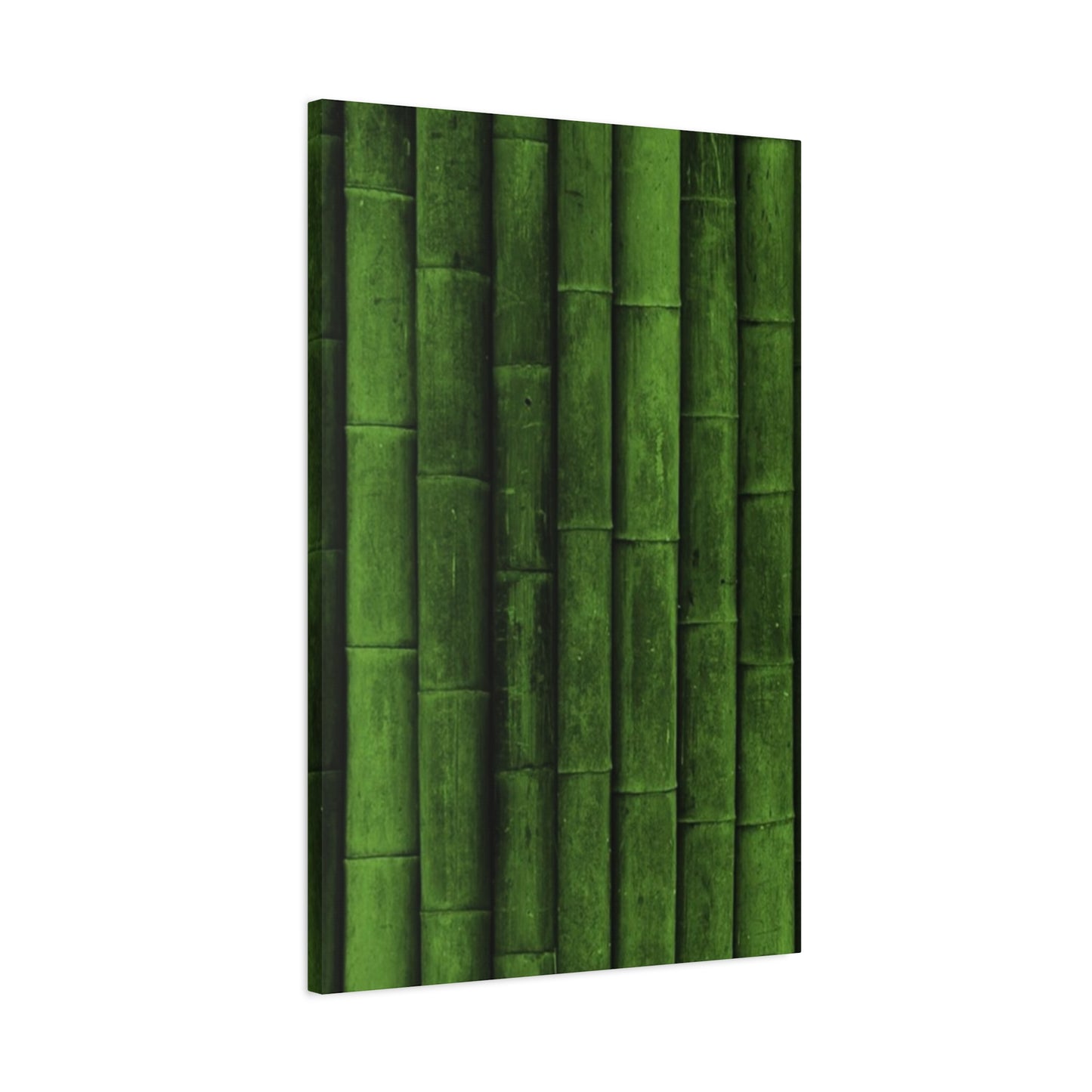 Olive Green Bamboo Painting Wall Art & Canvas Prints