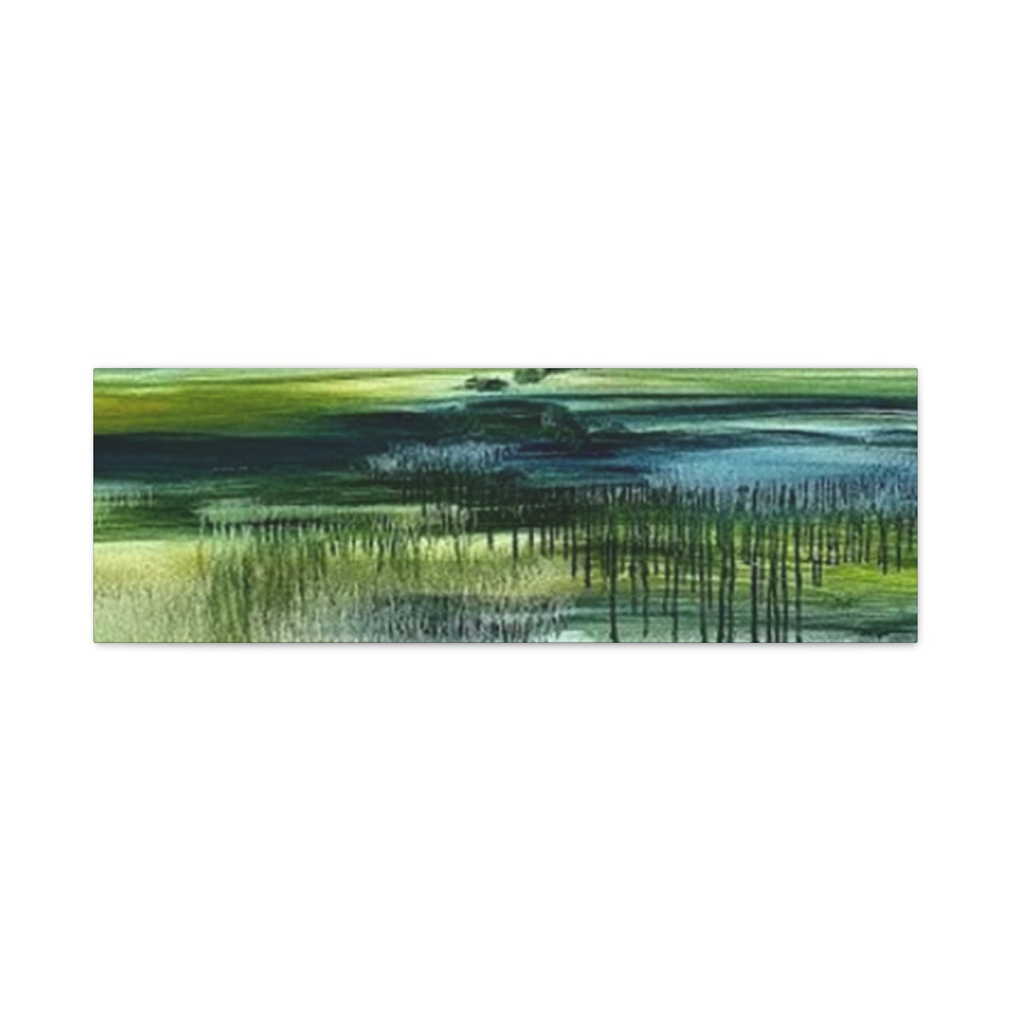 Pond In Grassland Panoramas Wall Art & Canvas Prints