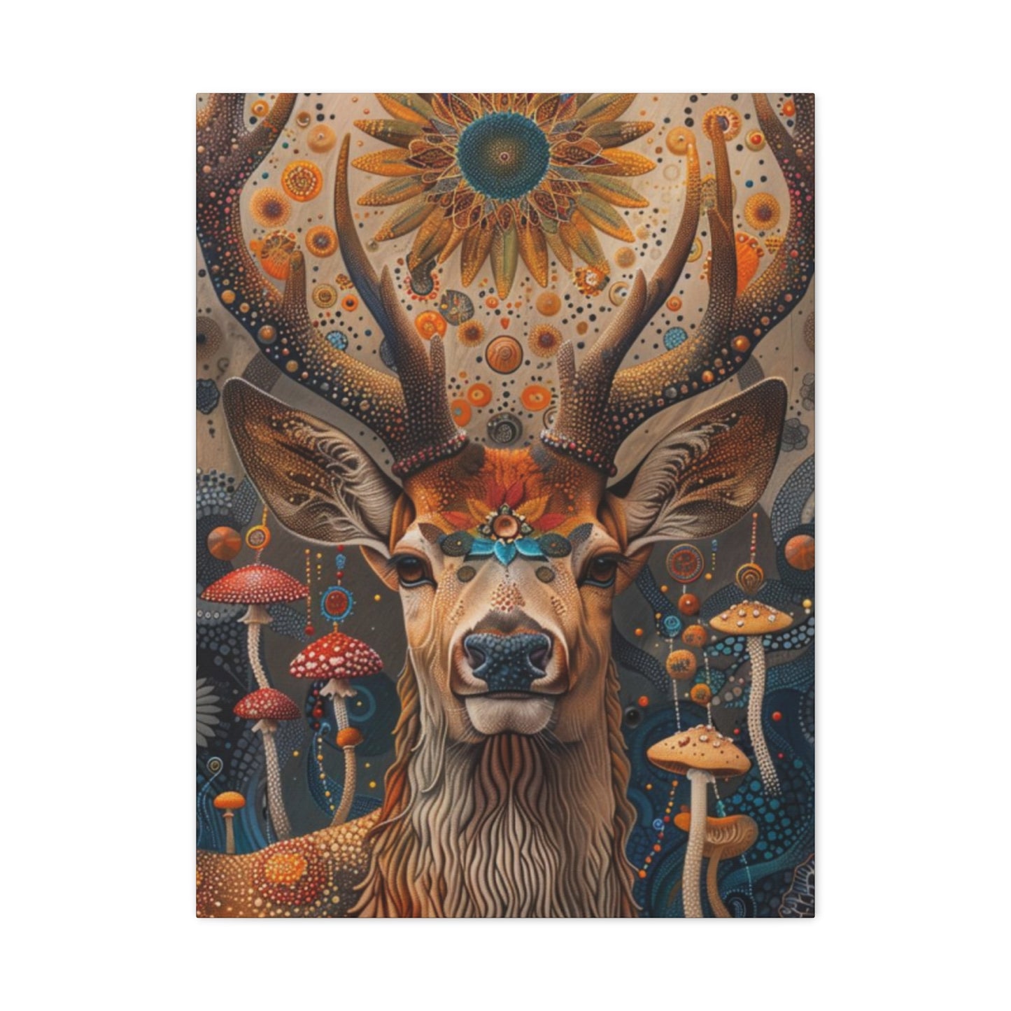 Deer & Mushroom Wall Art & Canvas Prints