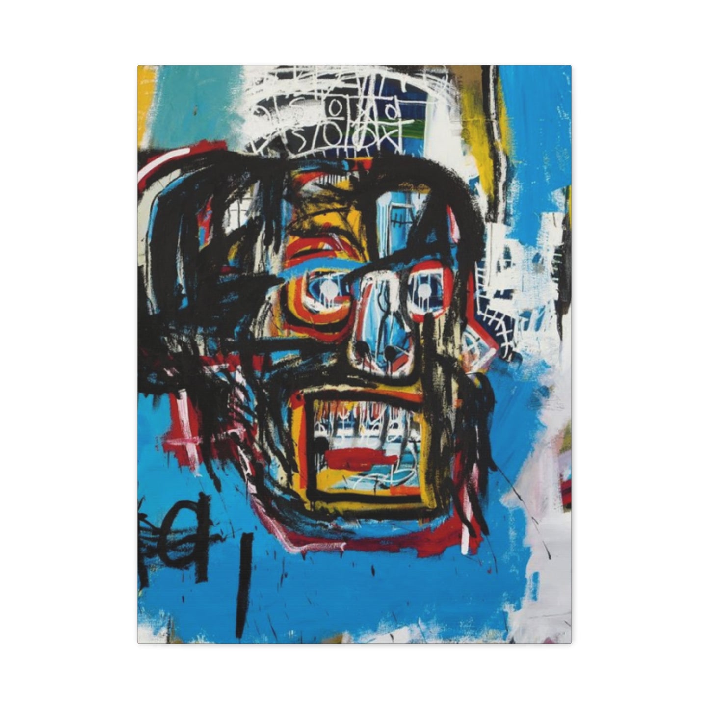 Scary Face Abstract Modernism Wall Art & Canvas Prints