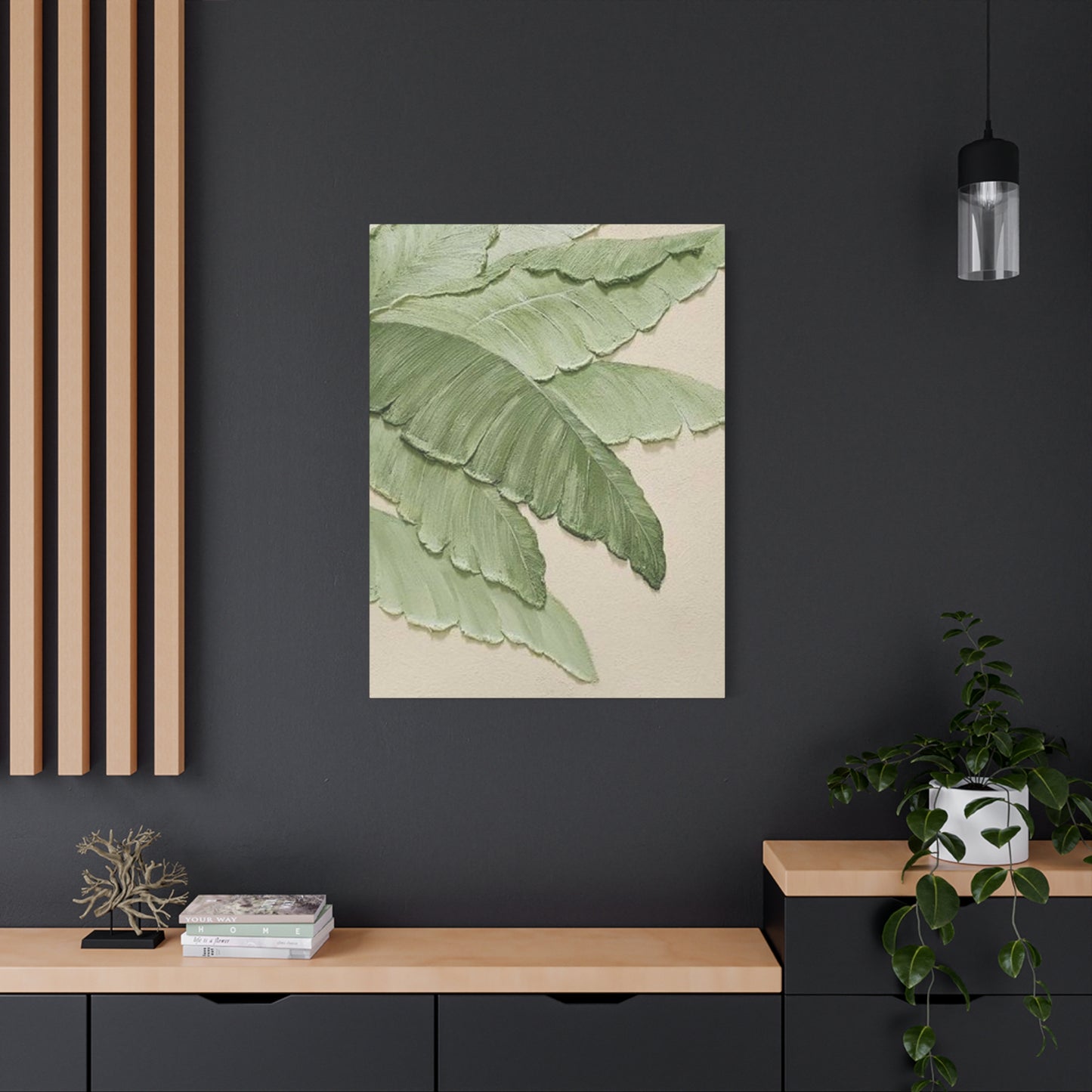 Green Palm Tree Leaves Wall Art & Canvas Prints