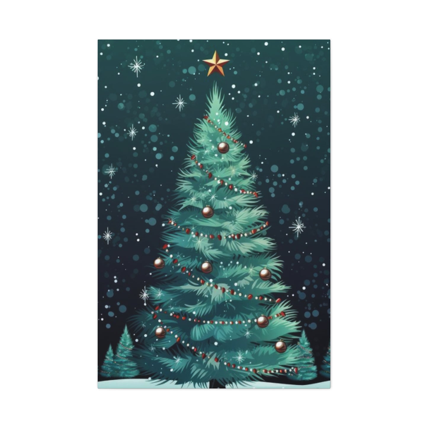 Christmas Tree Decoration Wall Art & Canvas Prints