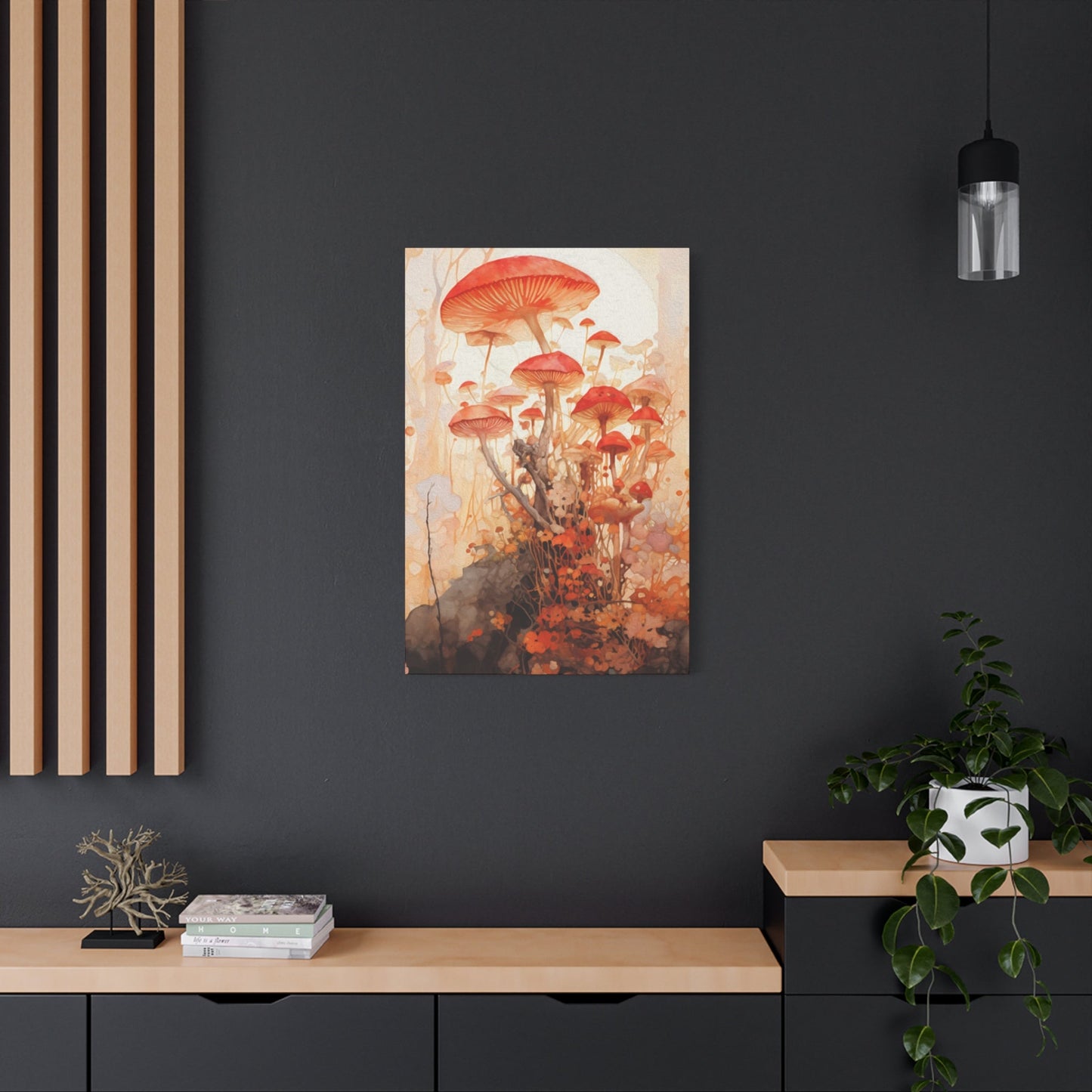 Mushroom Family Wall Art & Canvas Prints