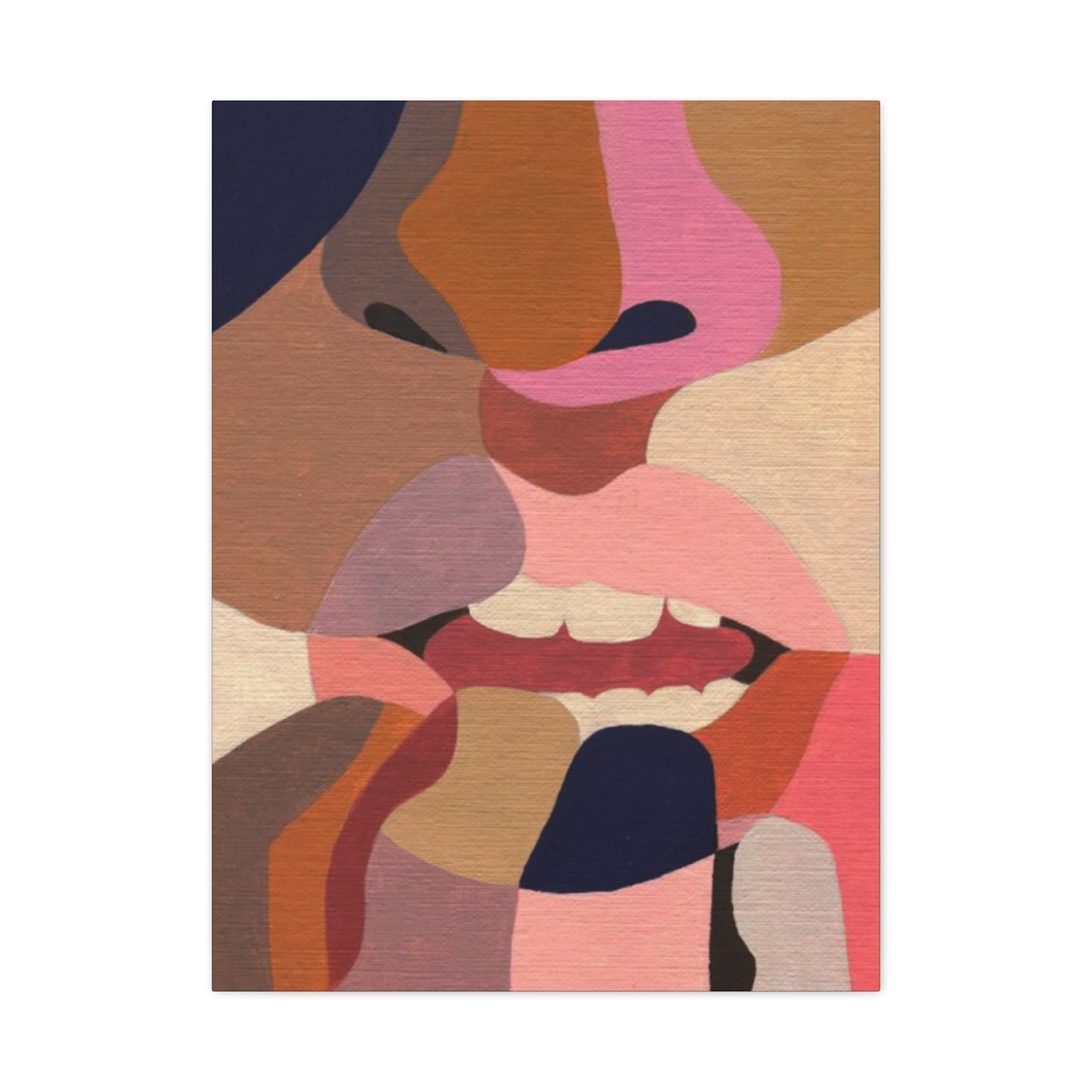 Lips Abstract Painting Wall Art & Canvas Prints