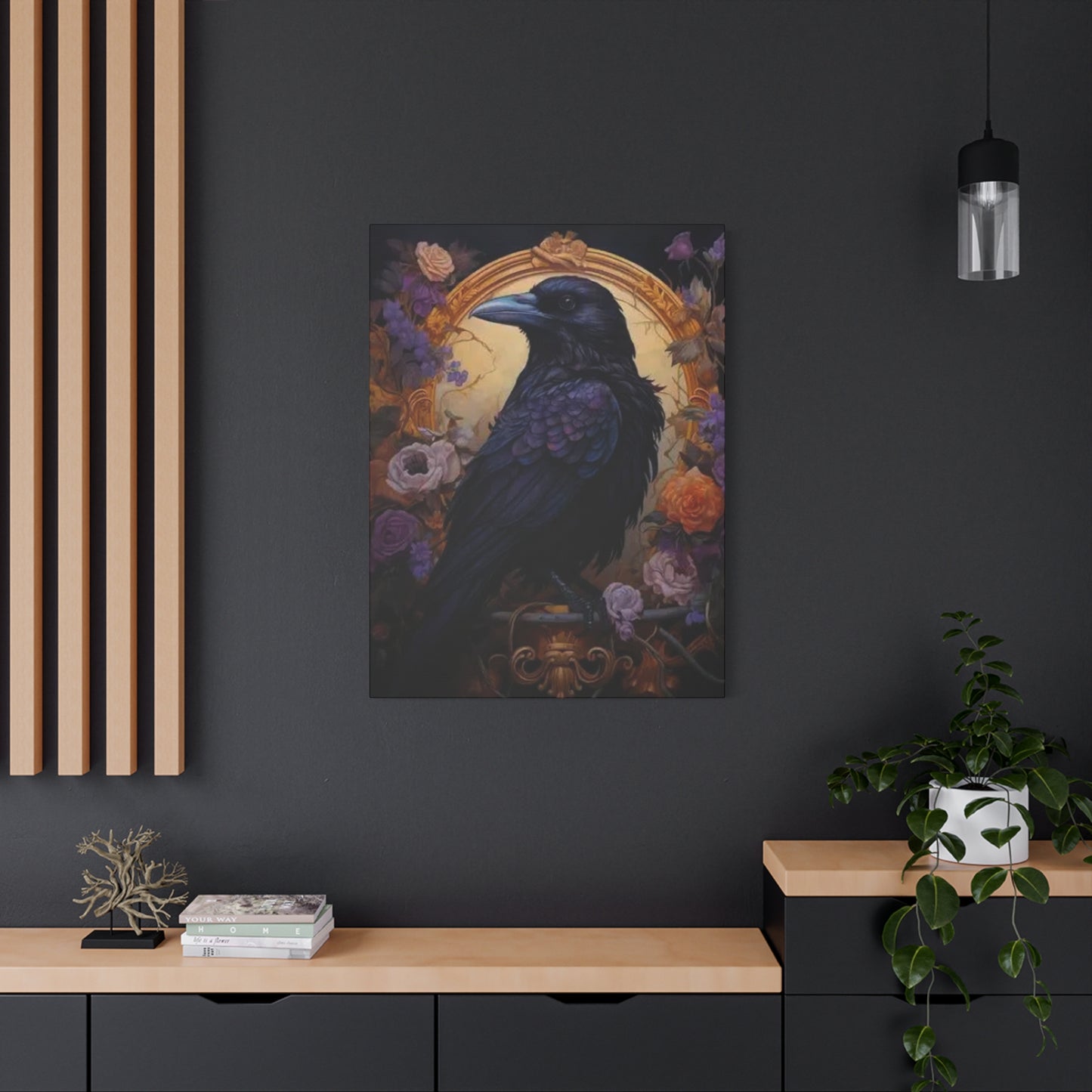 Scary Crow Wall Art & Canvas Prints