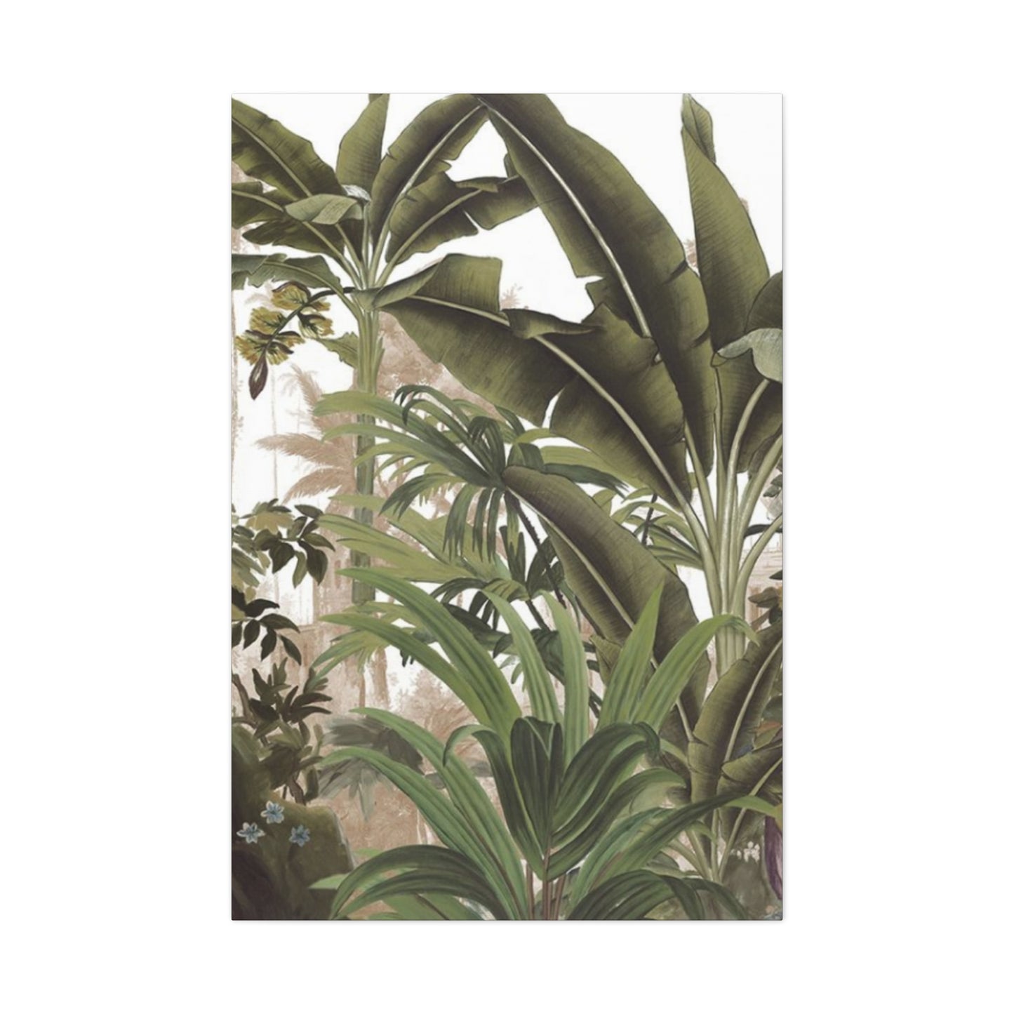 Palm Tree In Forest Wall Art & Canvas Prints