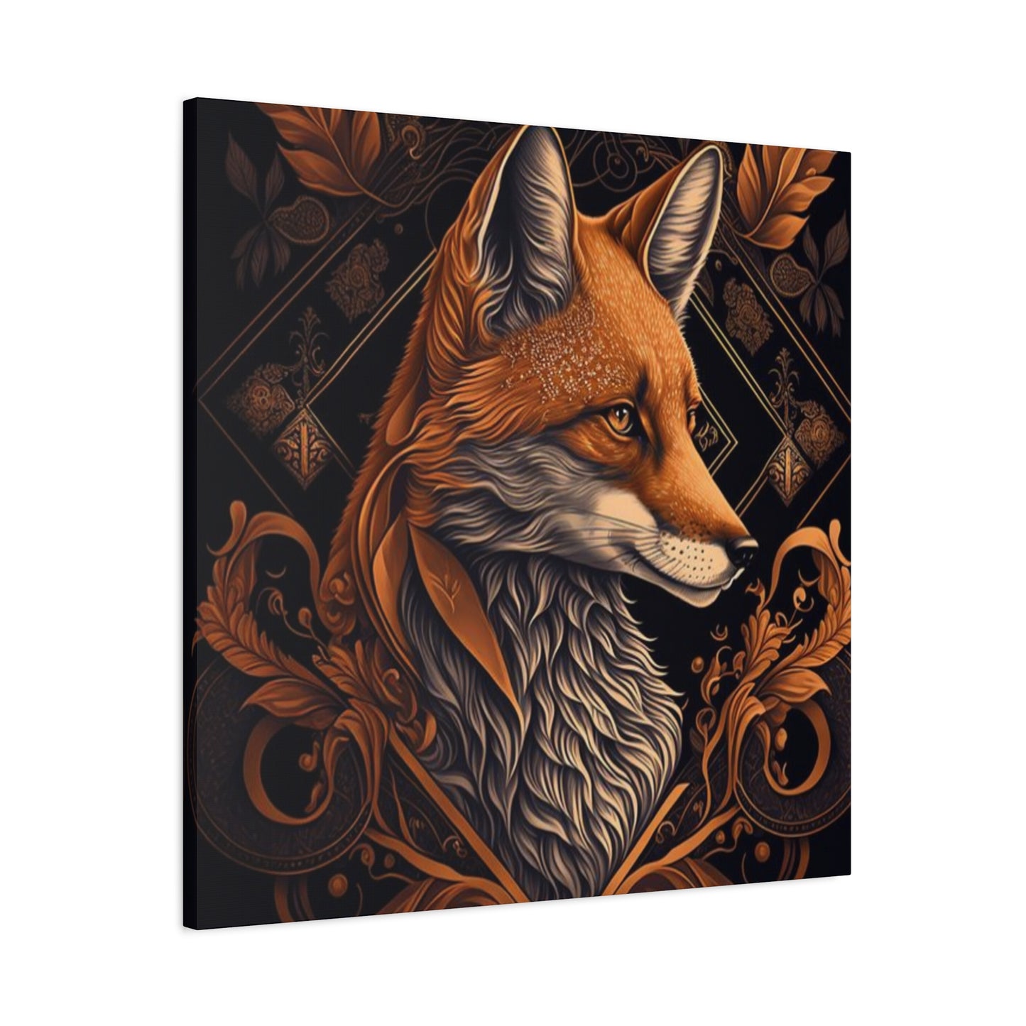 Fox Closeup Abstract Wall Art & Canvas Prints