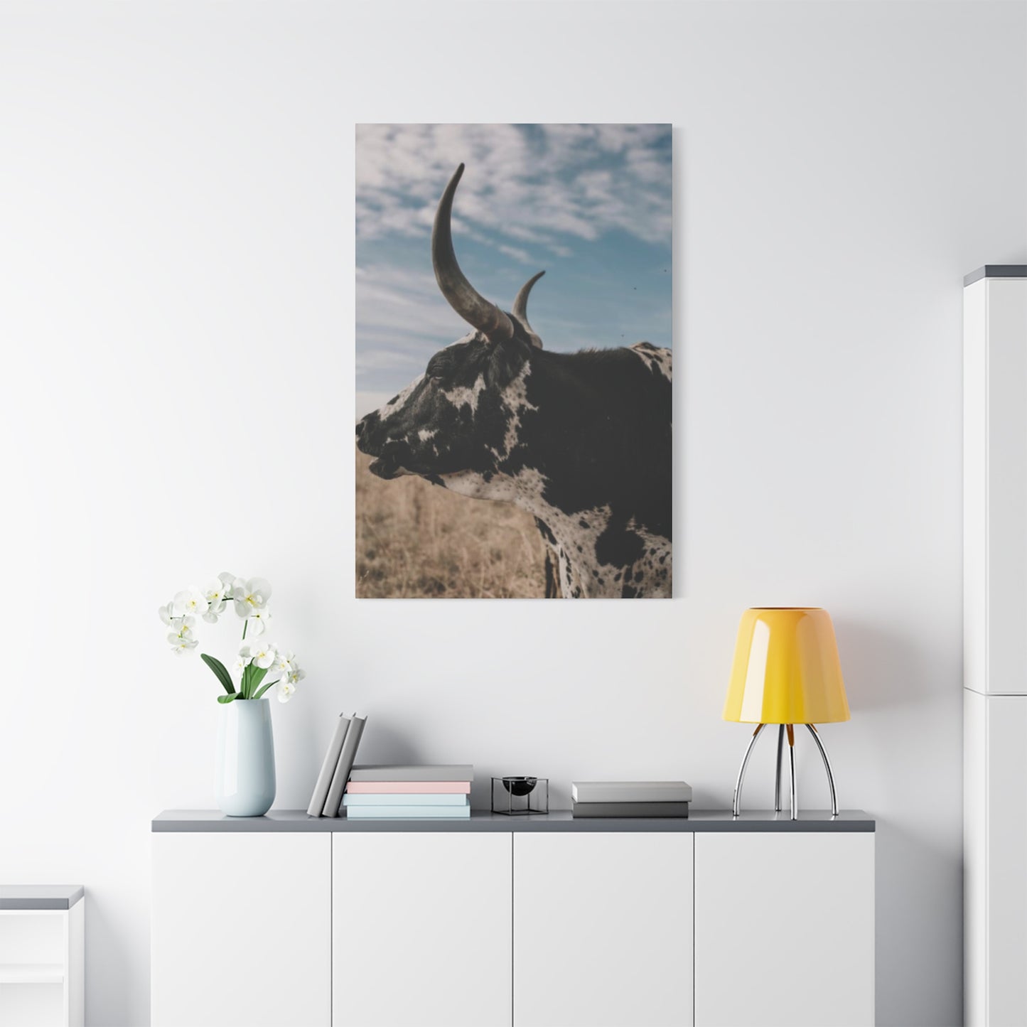 Wild Buffalo Curvy Longhorn Wall Art & Canvas Prints