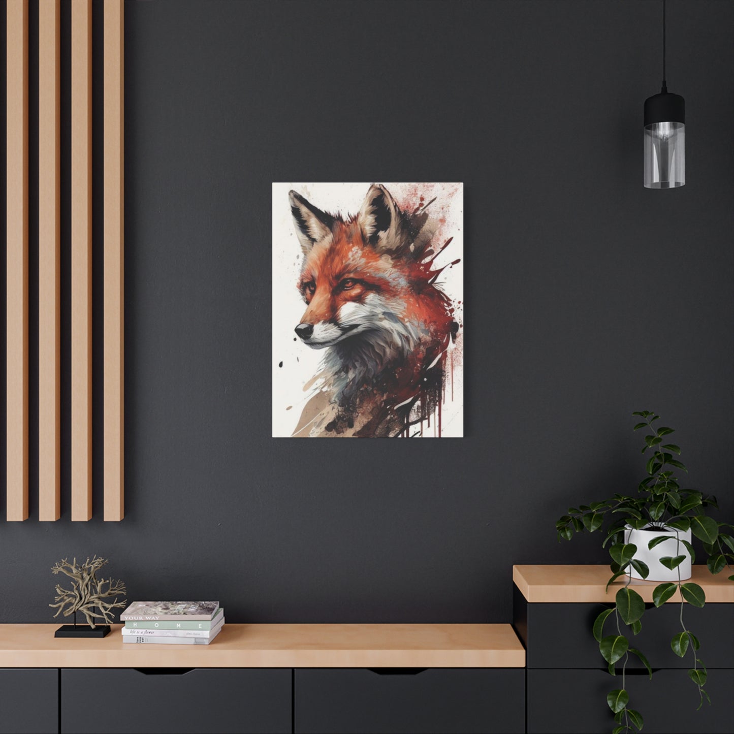 The Abstract Red Fox Wall Art & Canvas Prints