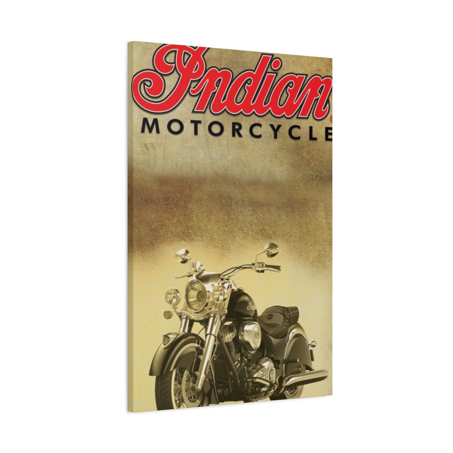 Classic Indian Poster Motorcycle Wall Art & Canvas Prints