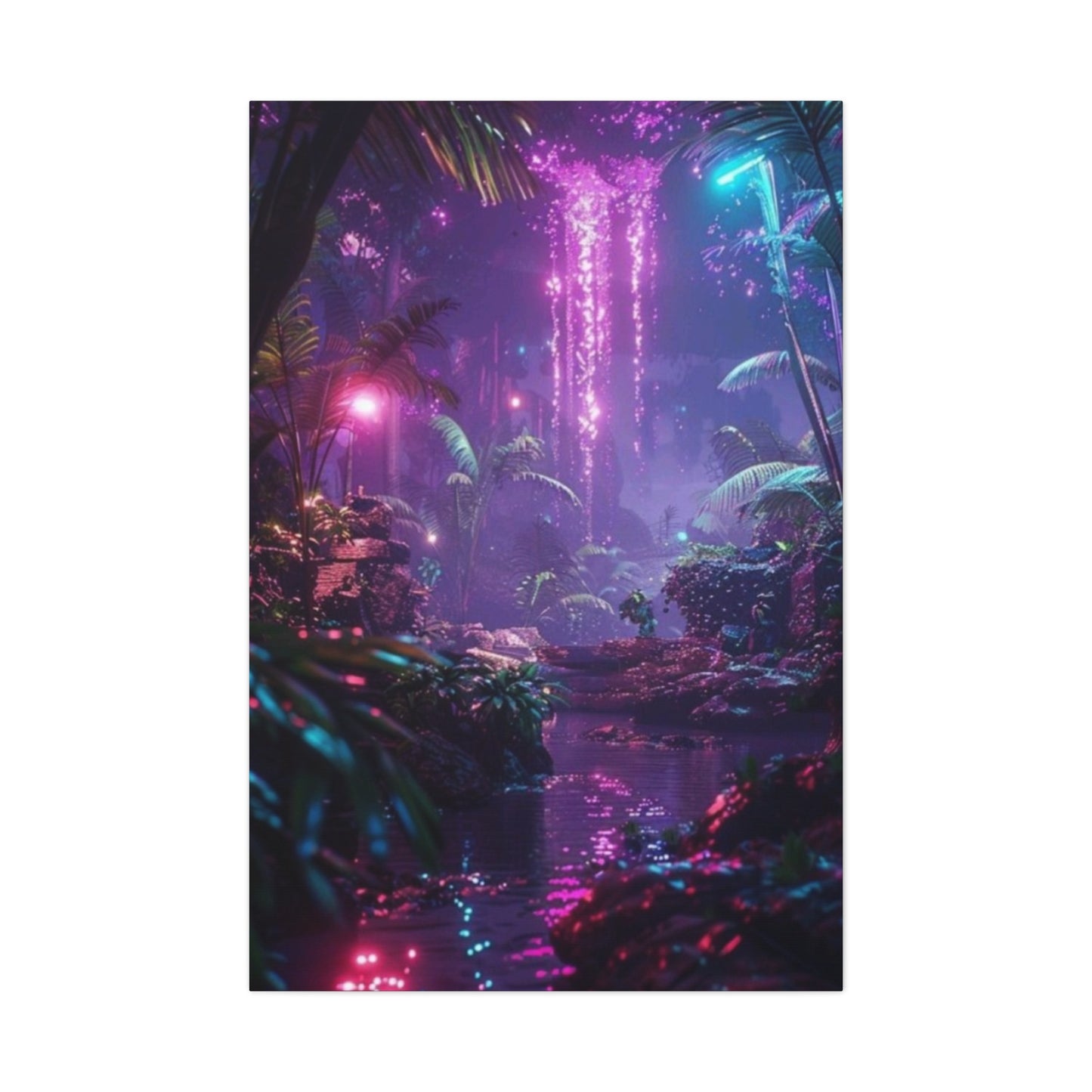 Glowing Wildlife Wall Art & Canvas Prints