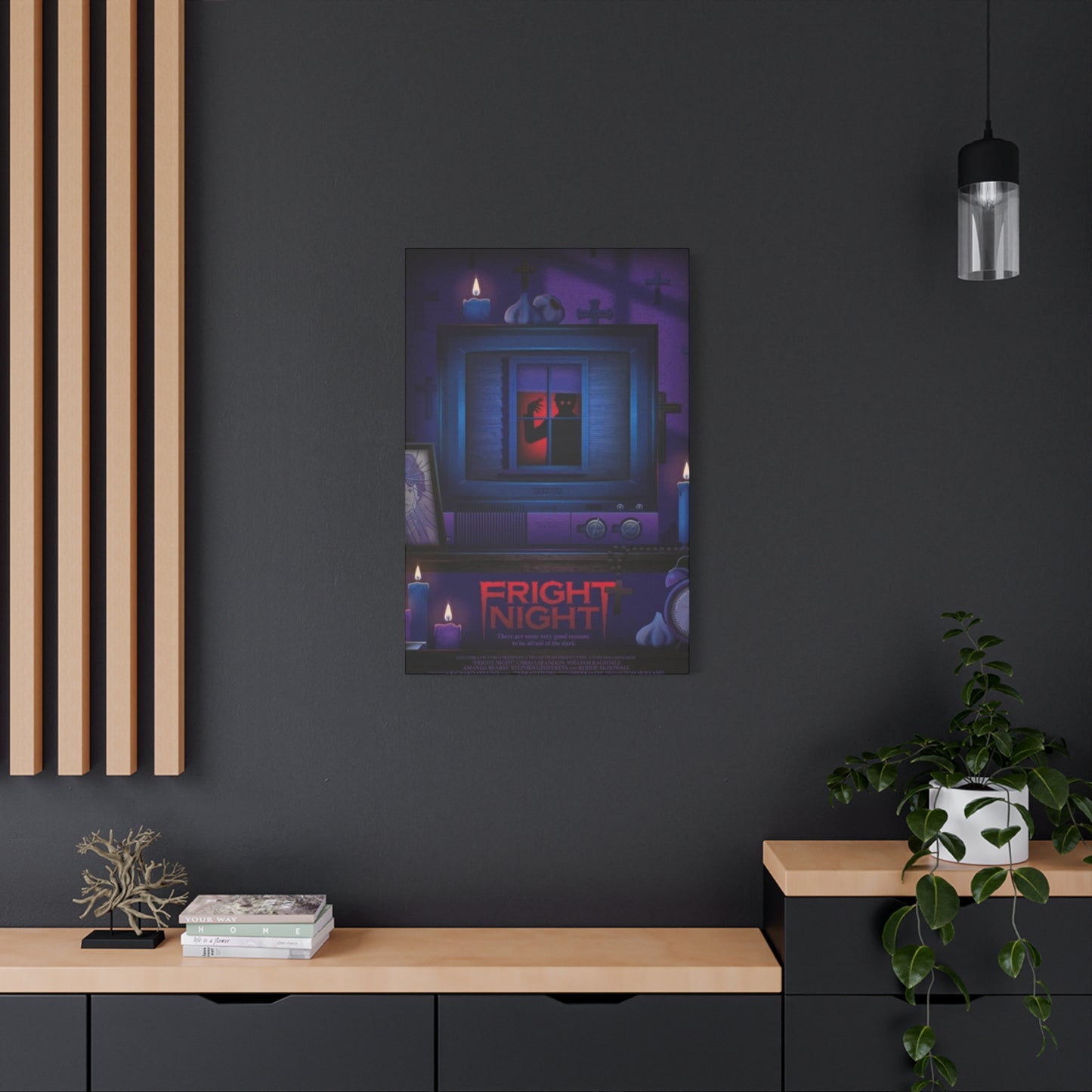 Fright Night Horror Movie Poster Wall Art & Canvas Prints