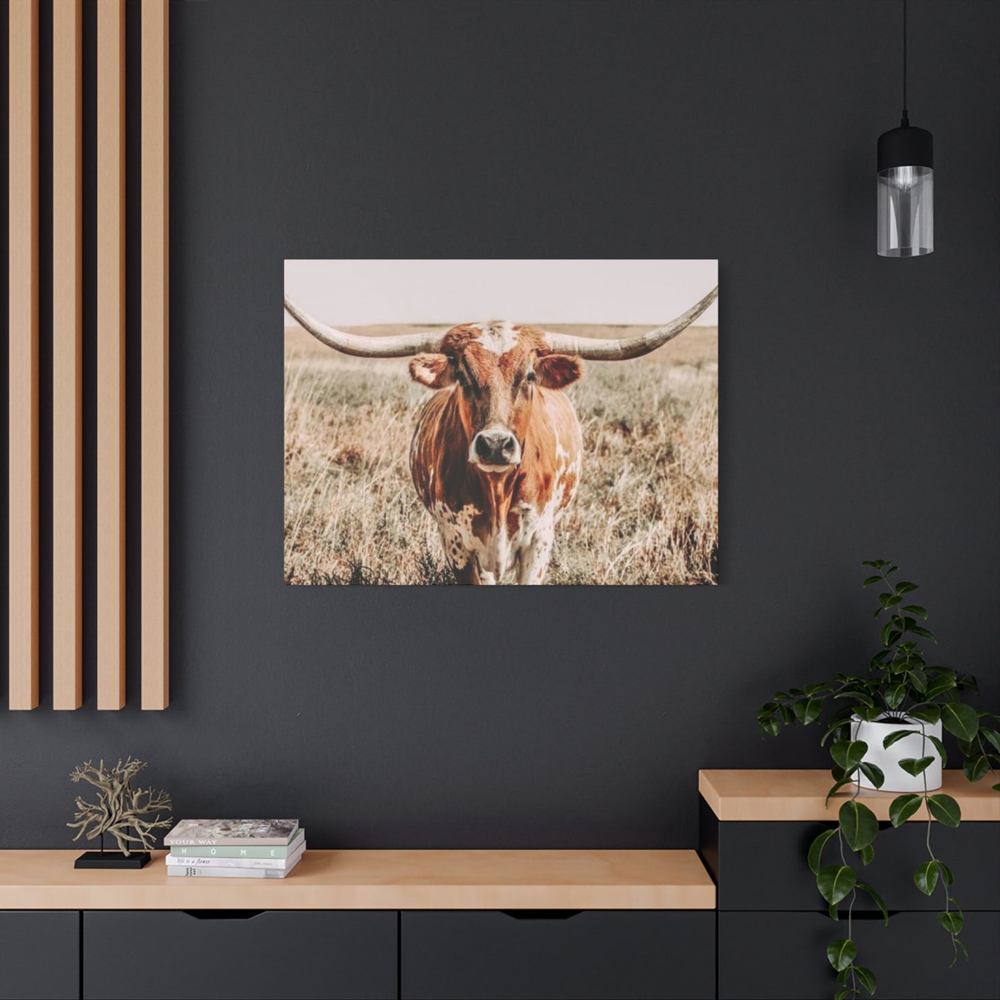 Buffalo Long Horn Wall Art & Canvas Prints