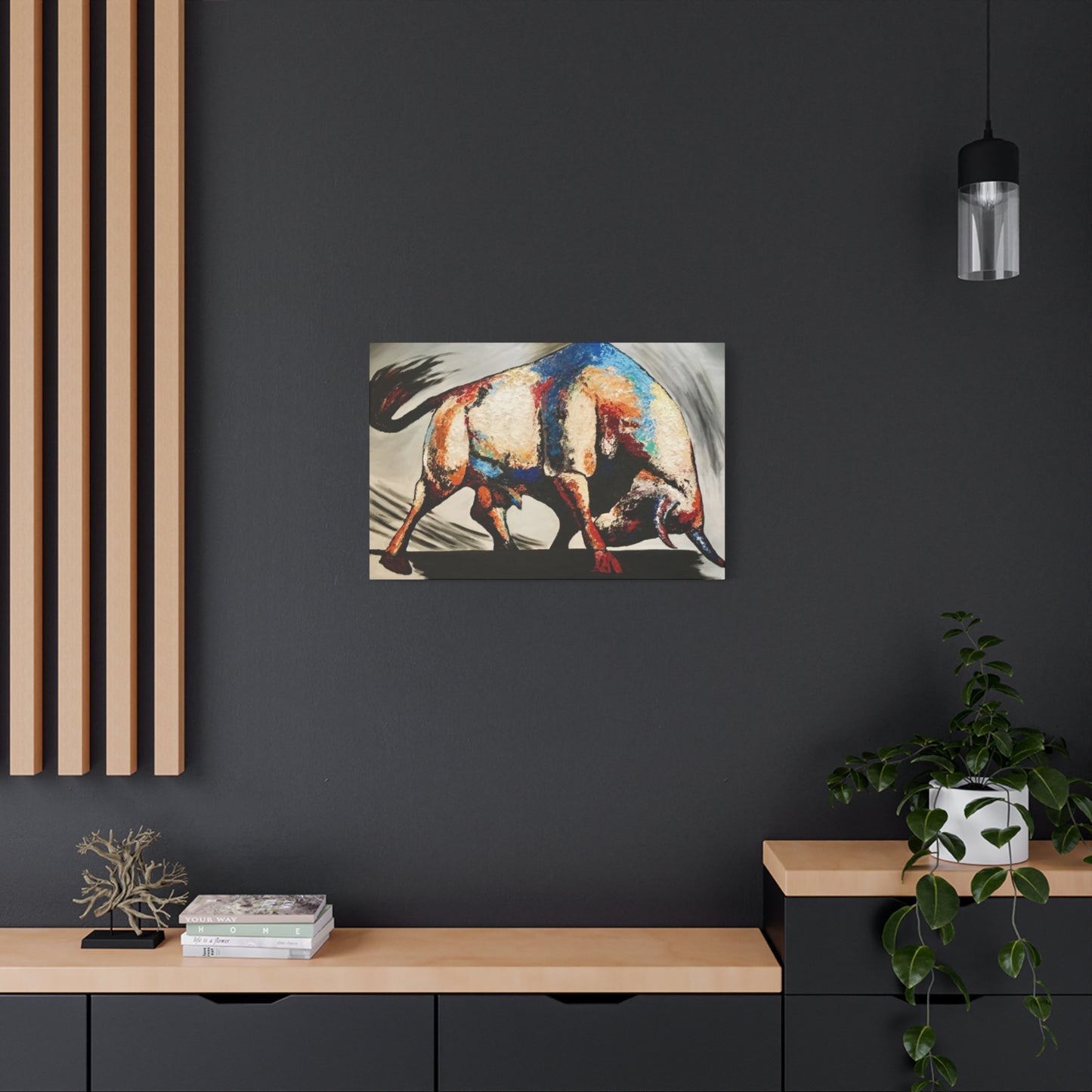 Bull Long Horns Wall Art & Canvas Prints