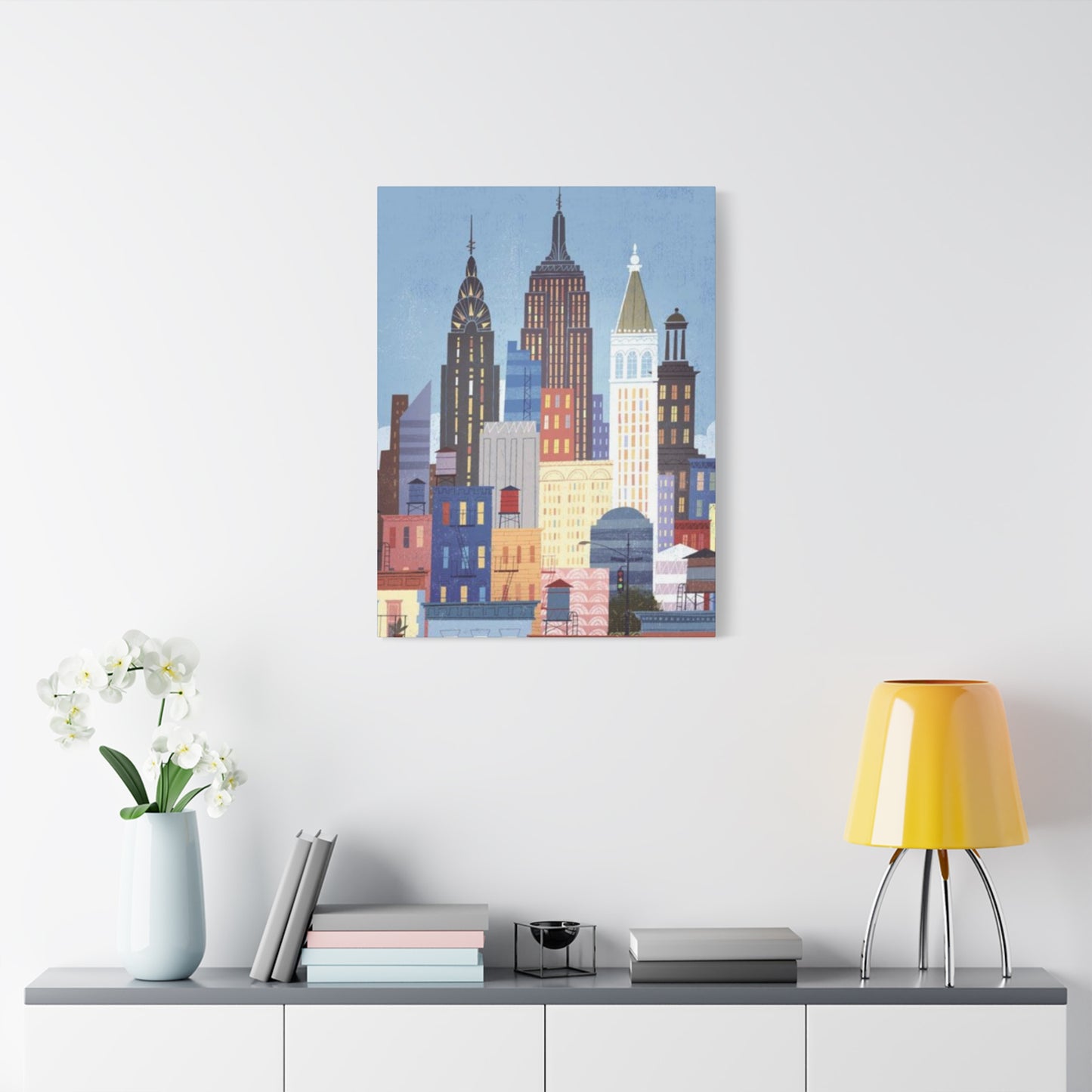 Manhattan Poster New York City Skyline Wall Art & Canvas Prints