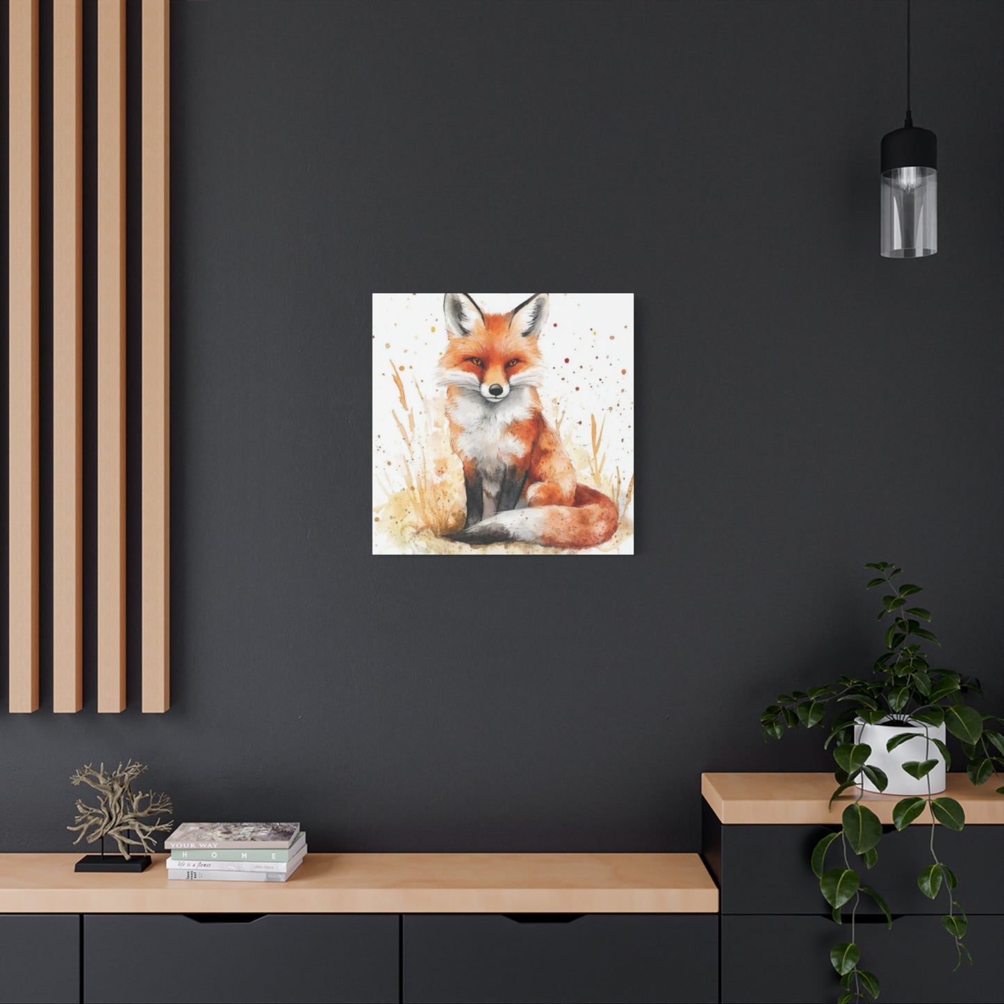 Little Baby Fox Wall Art & Canvas Prints