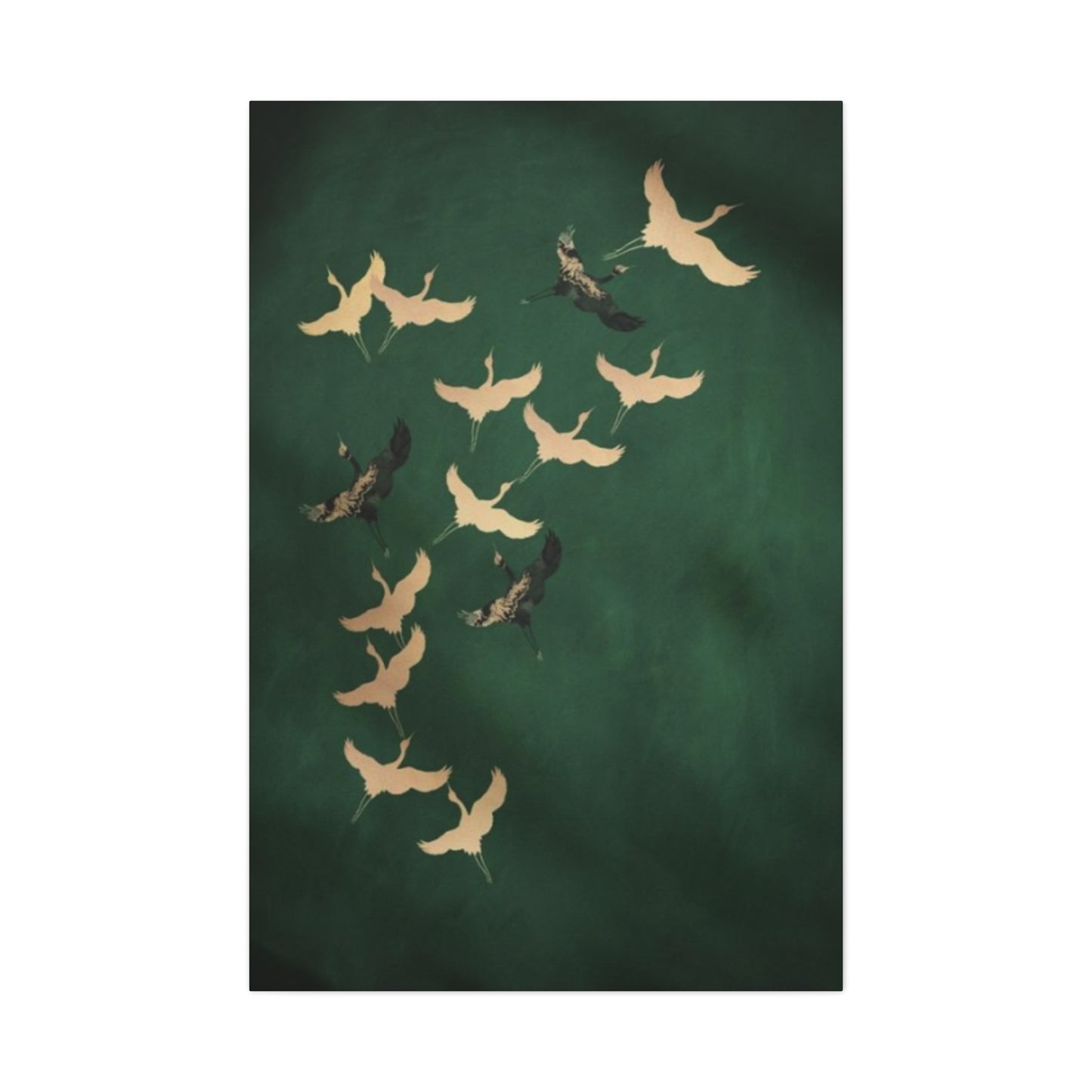 Golden Birds Flying Wall Art & Canvas Prints