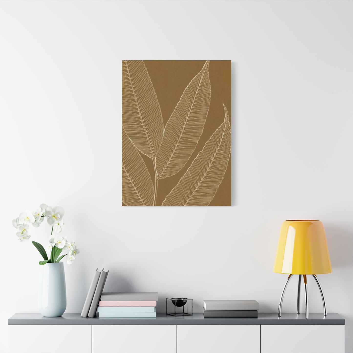 Palm Tree Brown Leaves Wall Art & Canvas Prints