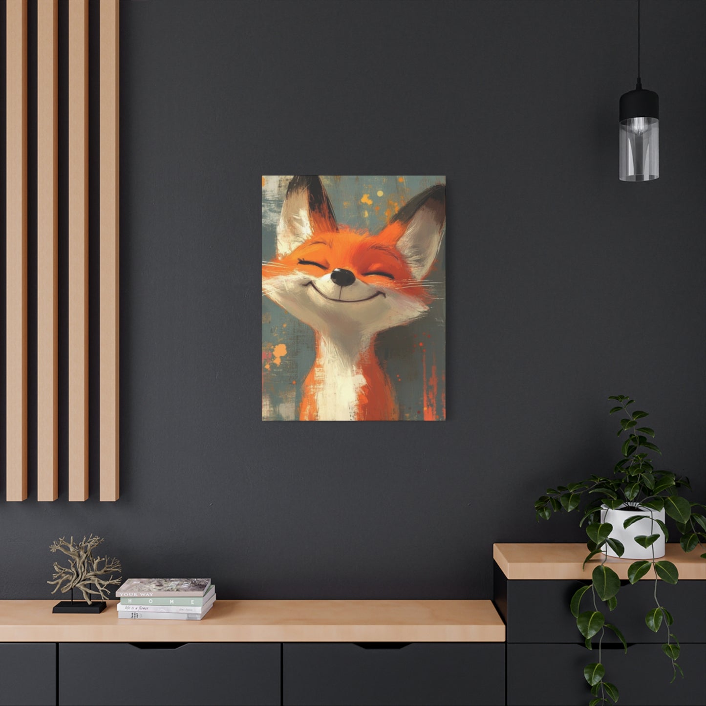 Portrait of a Cute Fox Wall Art & Canvas Prints