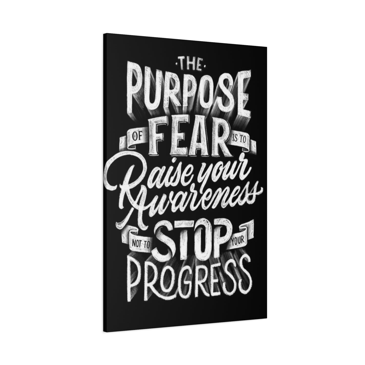 Motivation Chalkboard Wall Art & Canvas Prints