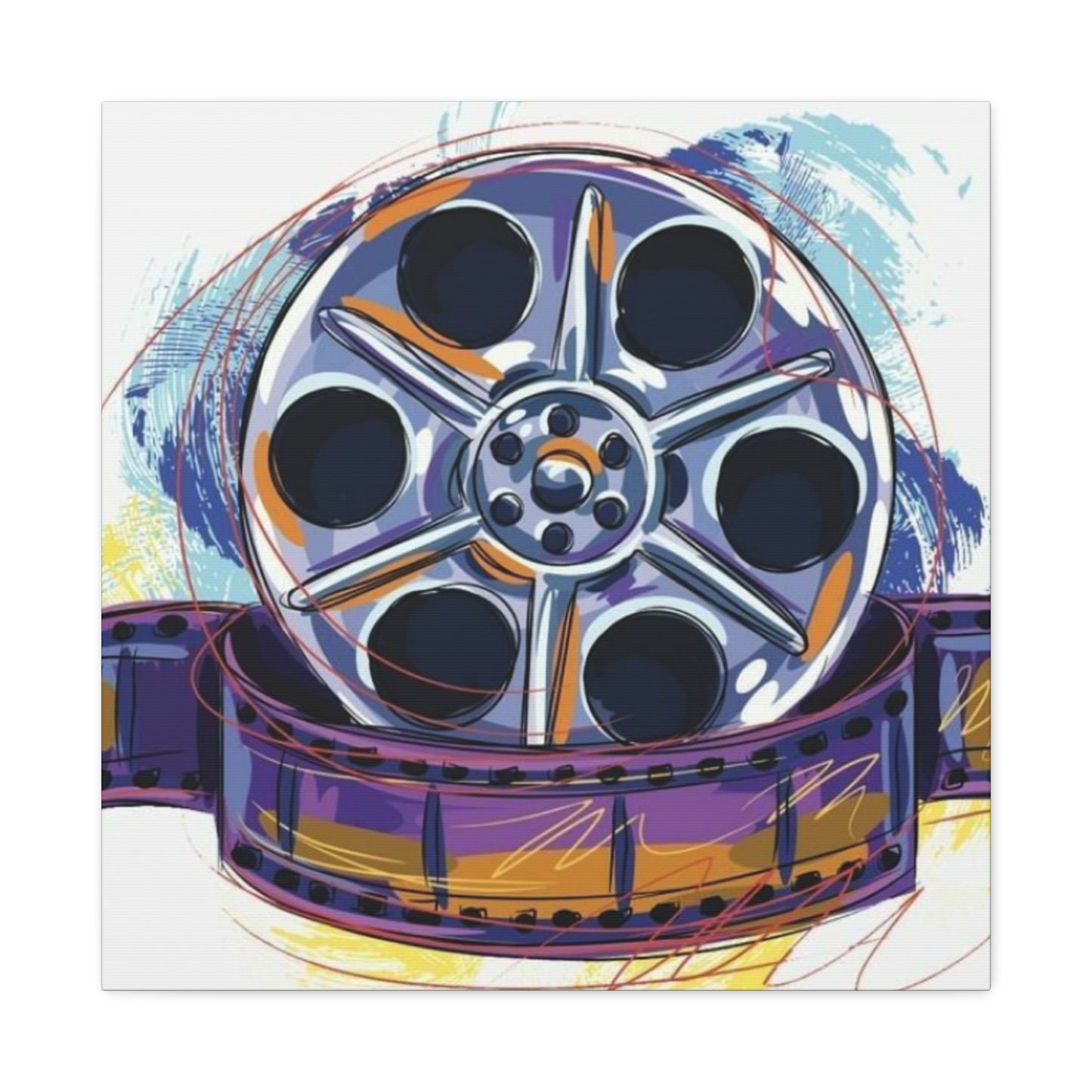 Colorful Cinema Camera Wall Art & Canvas Prints