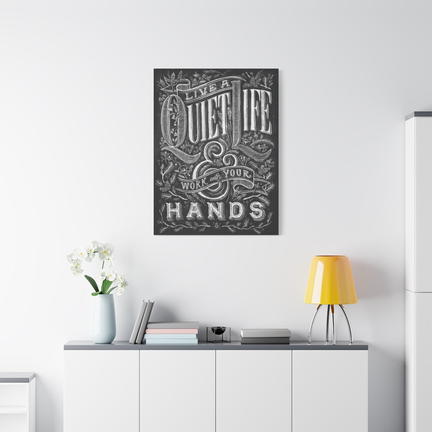 Quiet Life Chalkboard Wall Art & Canvas Prints