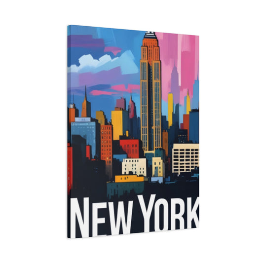 Colorful NYC Skyline Wall Art & Canvas Prints