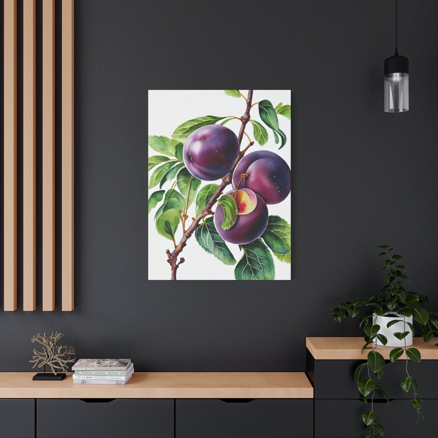 Black Plum Wall Art & Canvas Prints