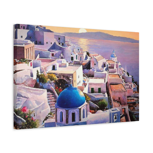 Greece Sunset View Wall Art & Canvas Prints