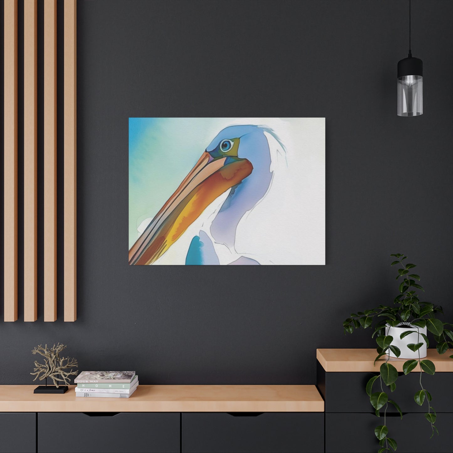 Pelican Colorful Painting Wall Art & Canvas Prints