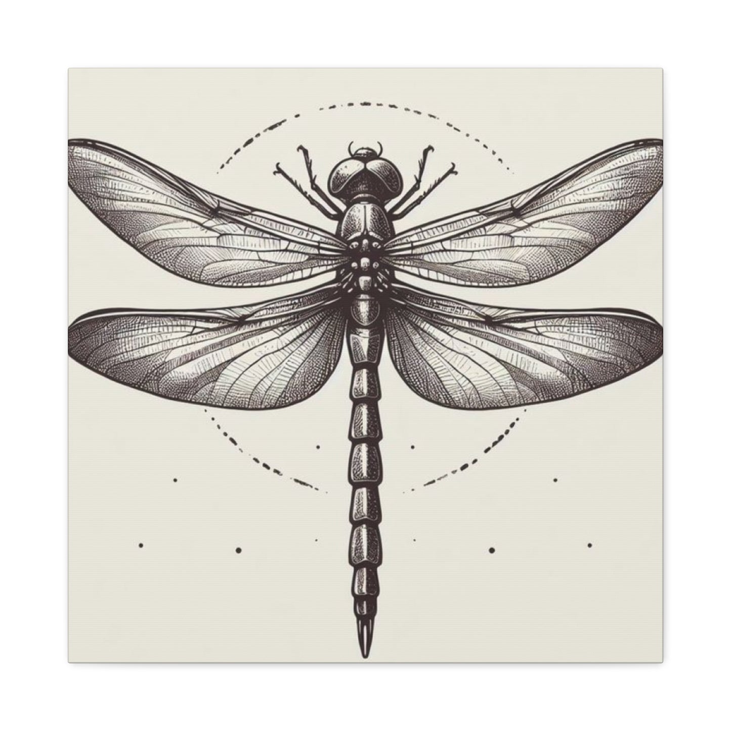 Vintage Picture Dragonfly Wall Art & Canvas Prints