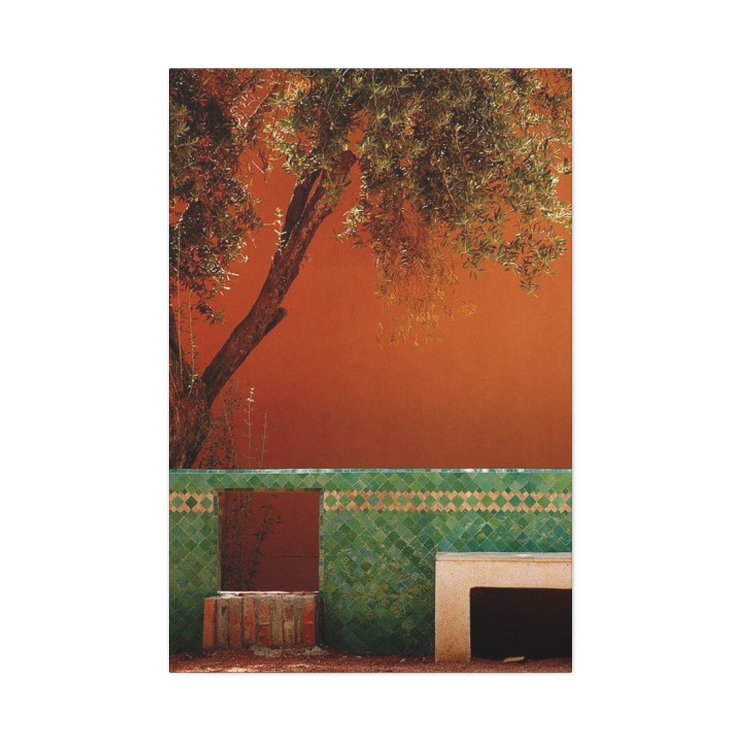 Sitting Chair Architecture Moroccan Wall Art & Canvas Prints