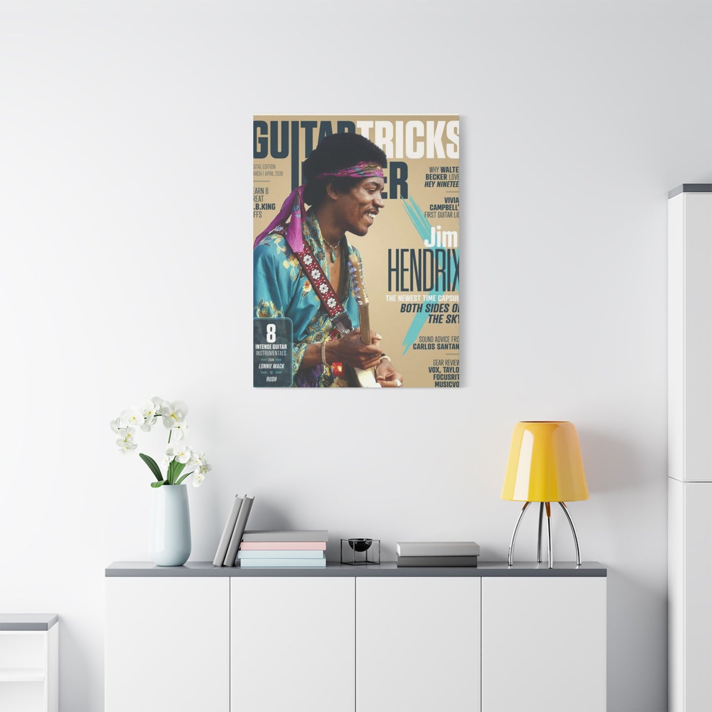 Jimi Hendrix New Poster Wall Art & Canvas Prints