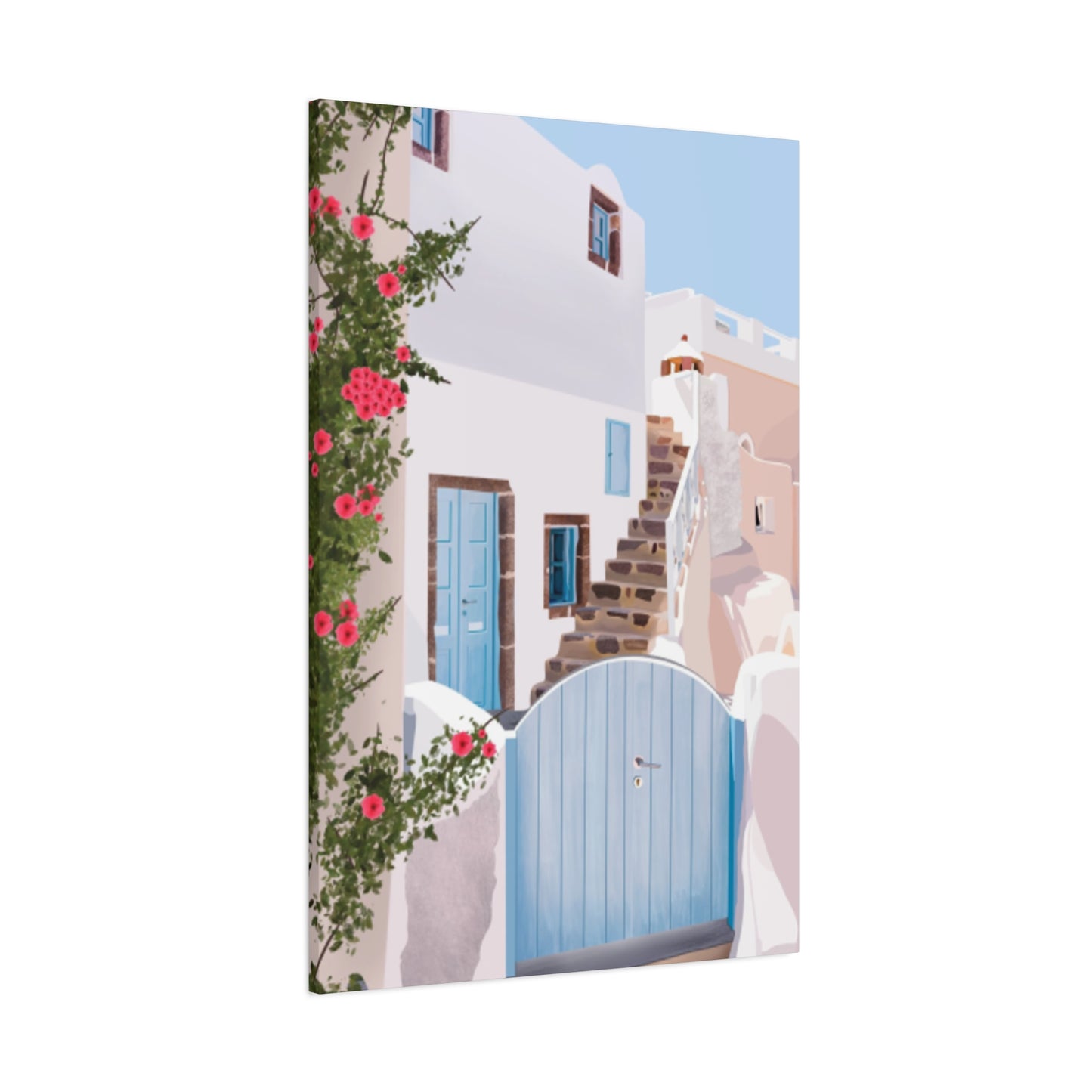 Greece Homes Wall Art & Canvas Prints