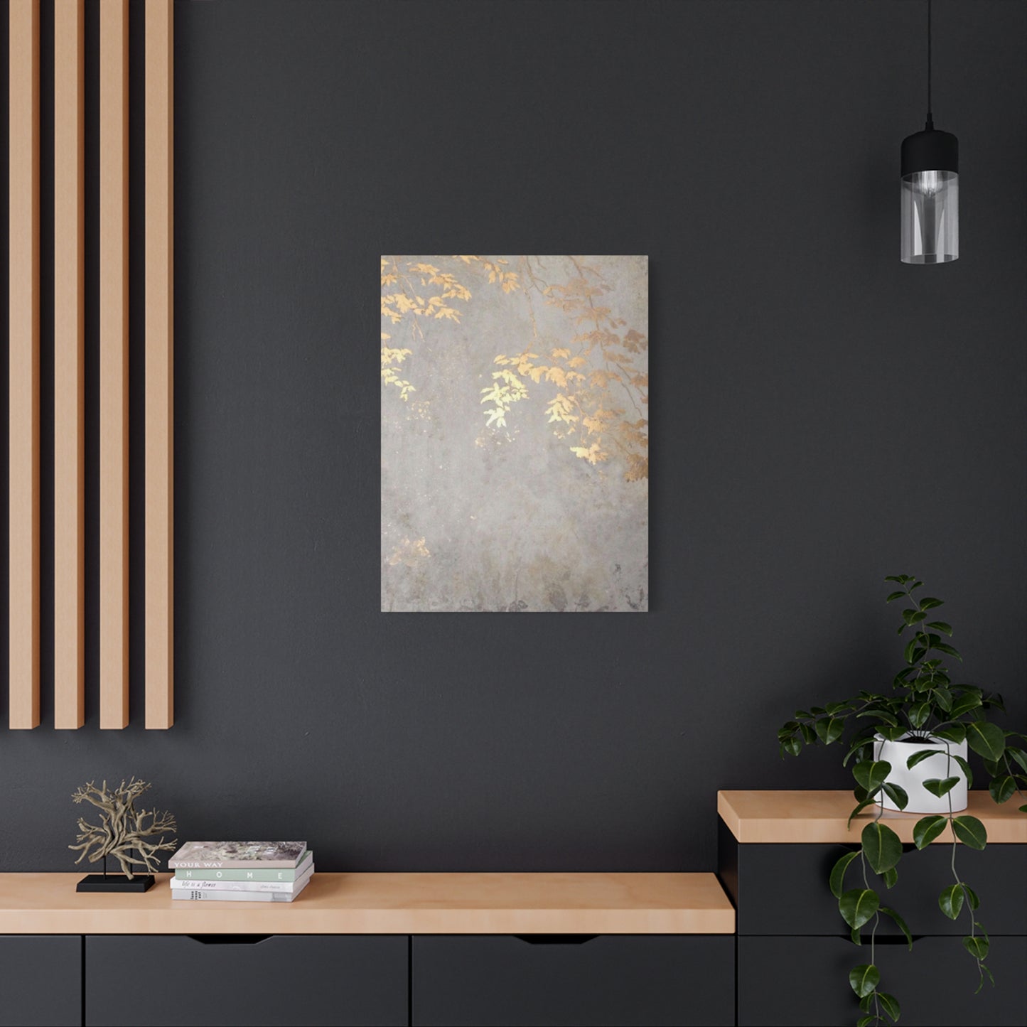 Golden Abstract Wall Art & Canvas Prints